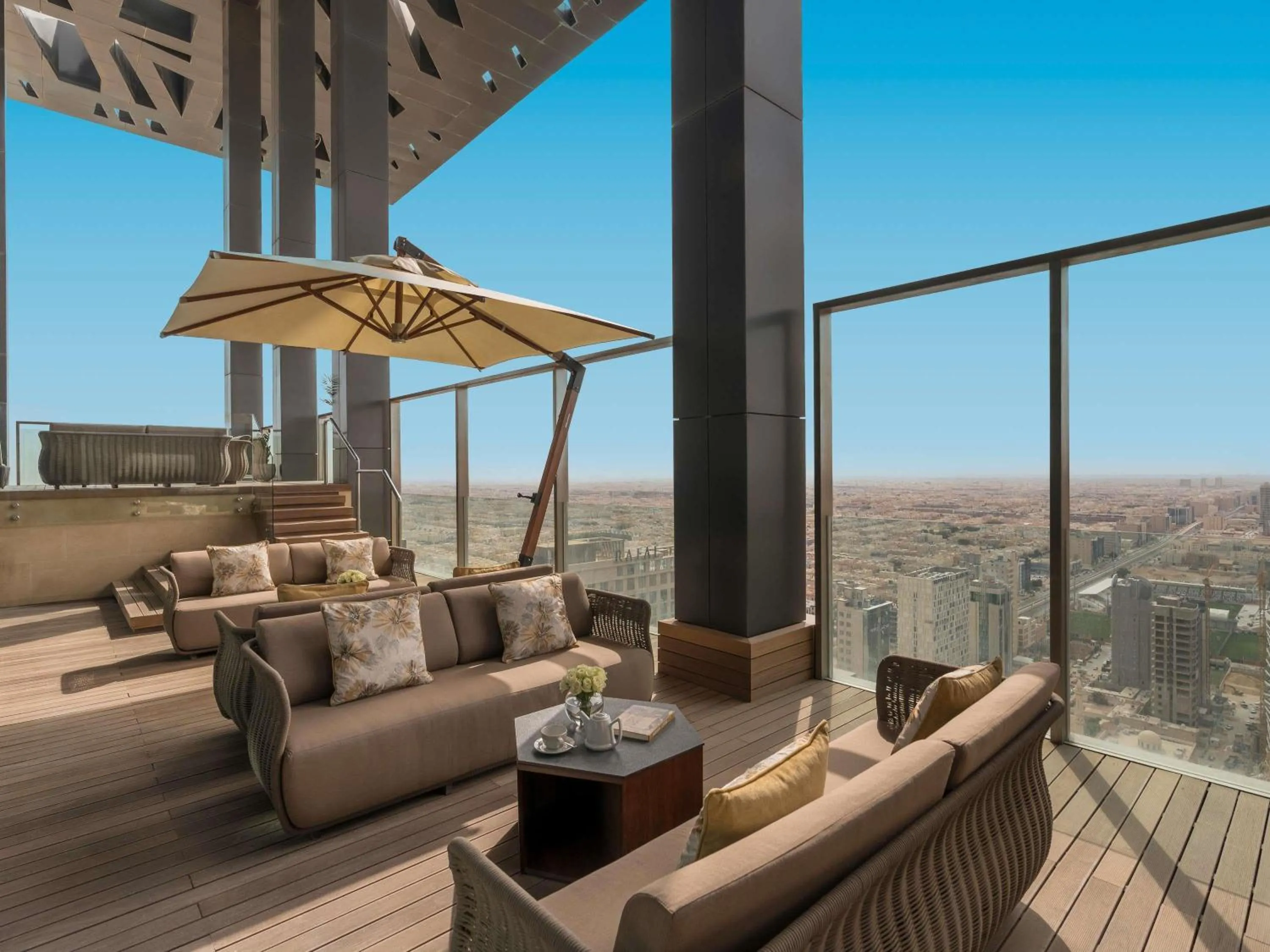 Pool view in Fairmont Ramla Riyadh