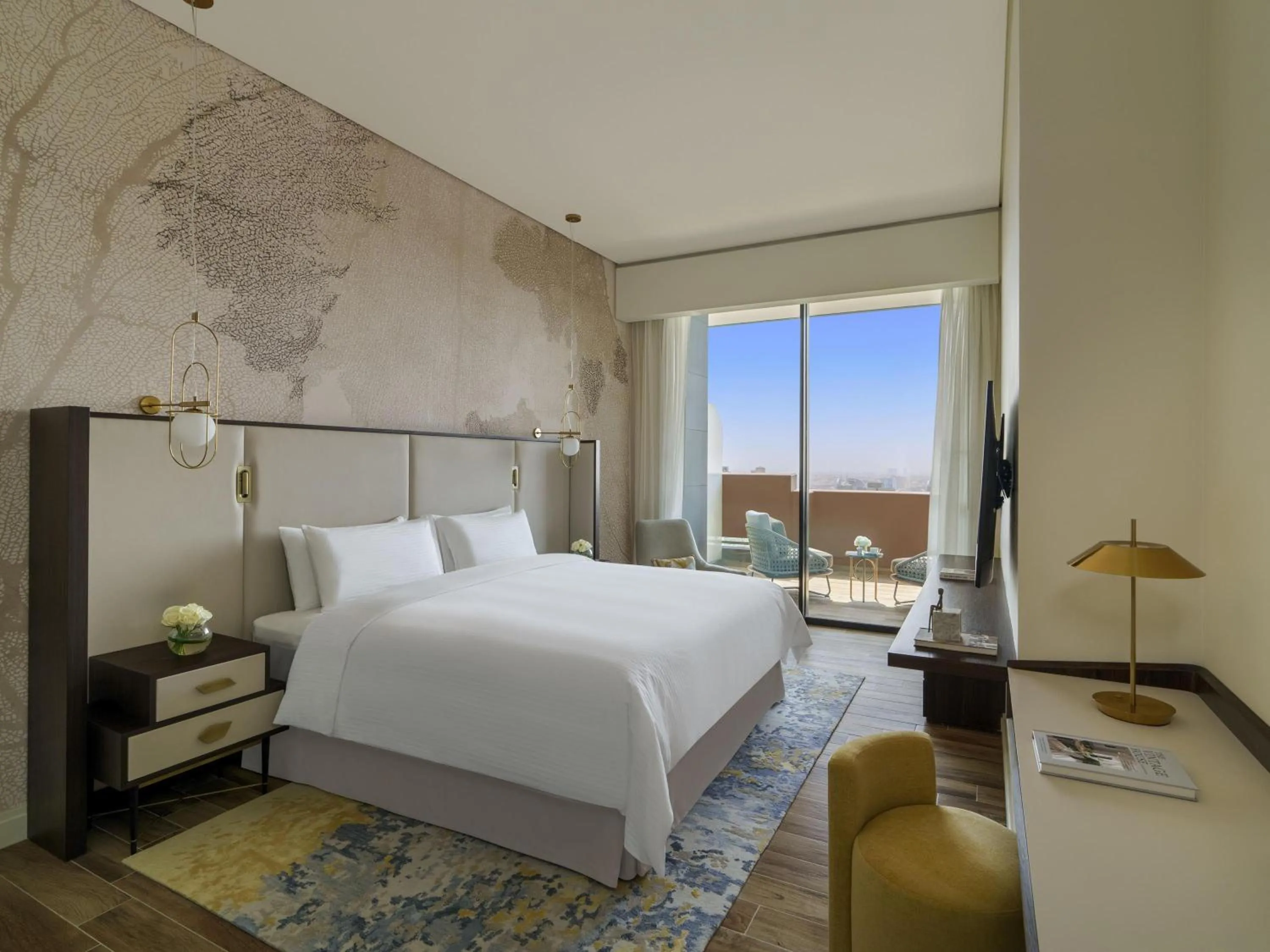 Bedroom, Bed in Fairmont Ramla Riyadh