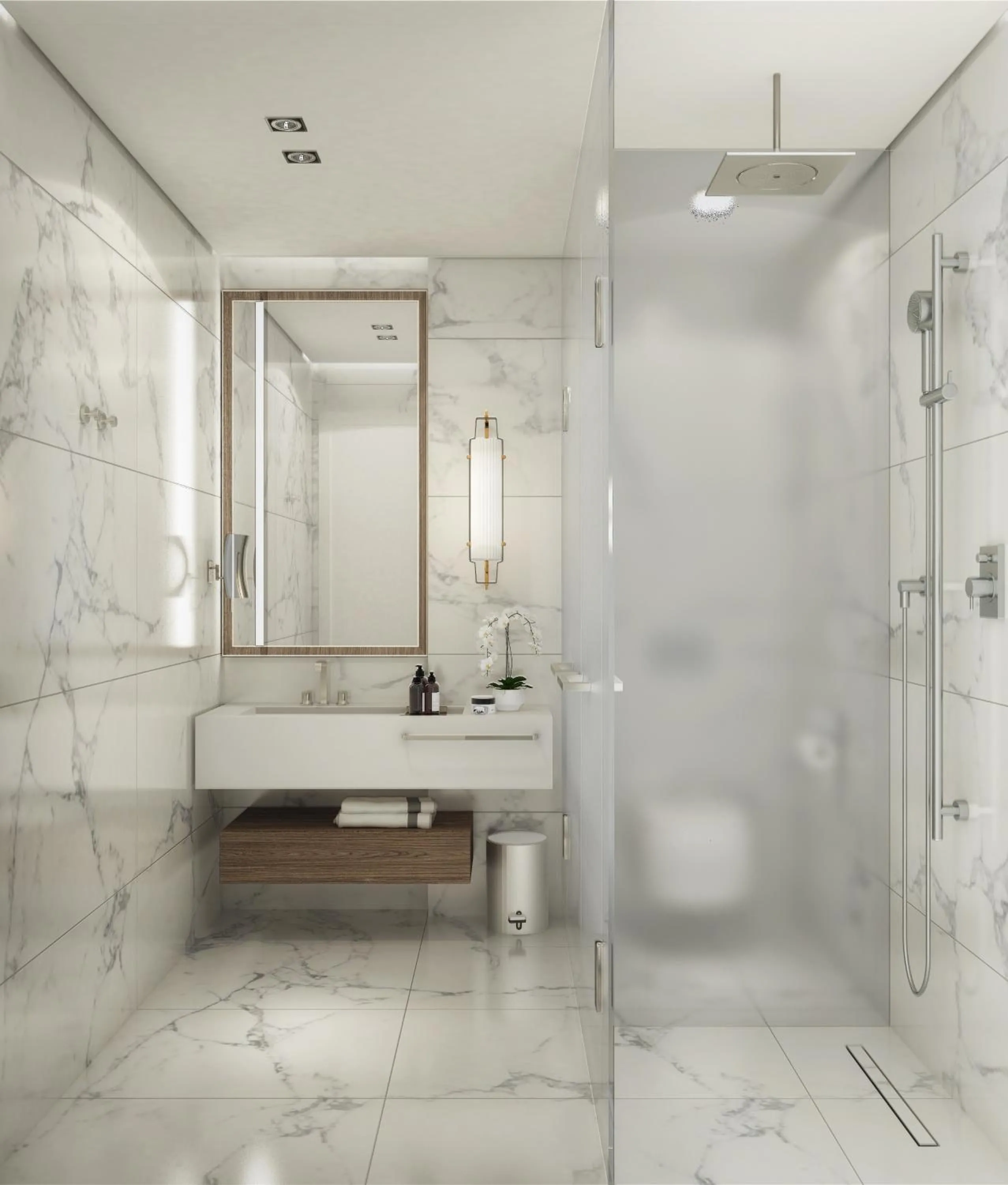 Shower in Fairmont Ramla Riyadh