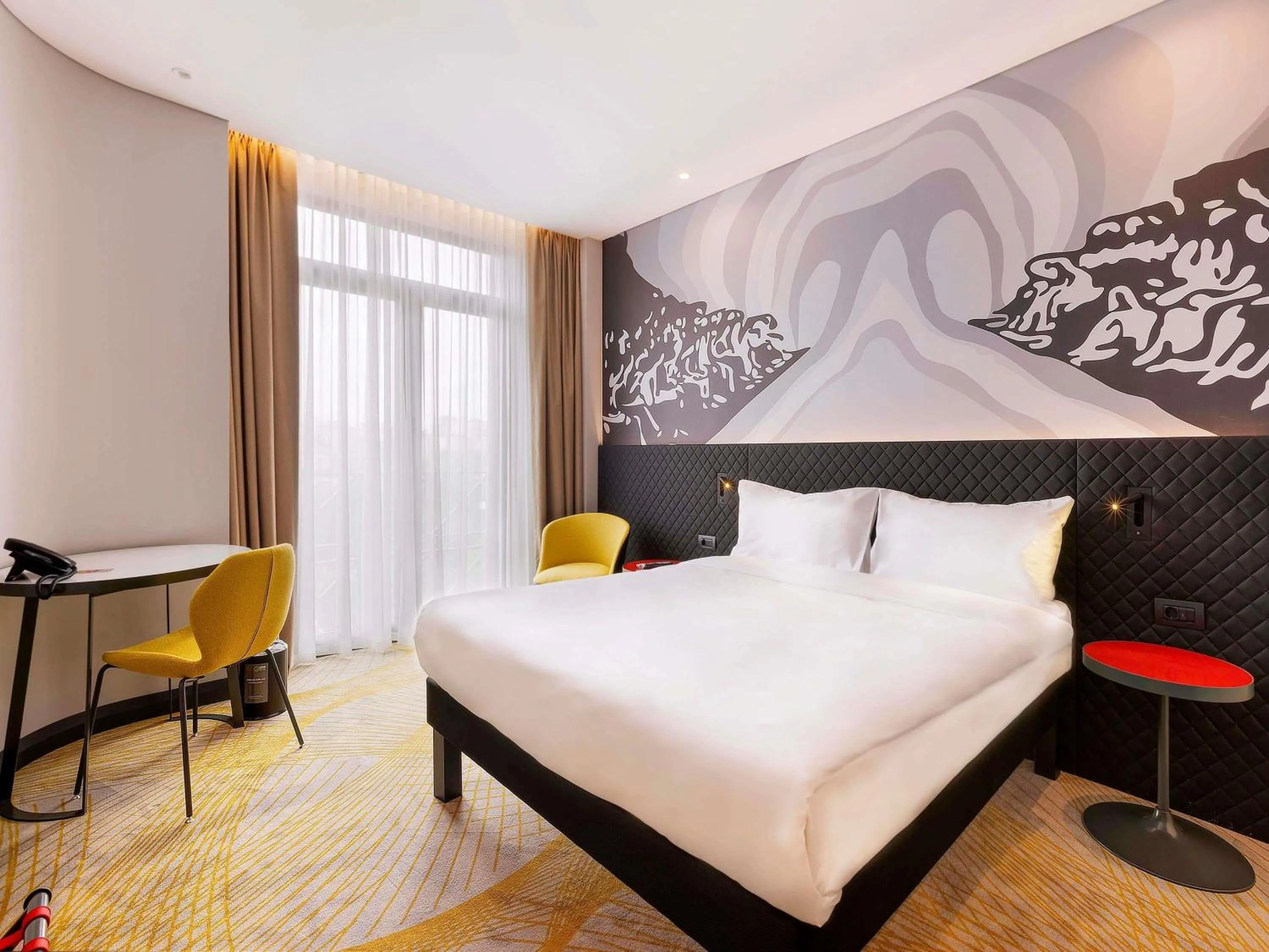 Bedroom, Bed in ibis Styles Istanbul Merter