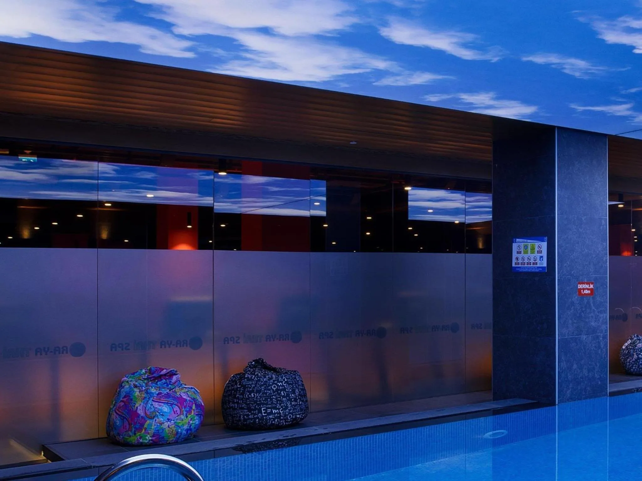 Pool view in ibis Styles Istanbul Merter