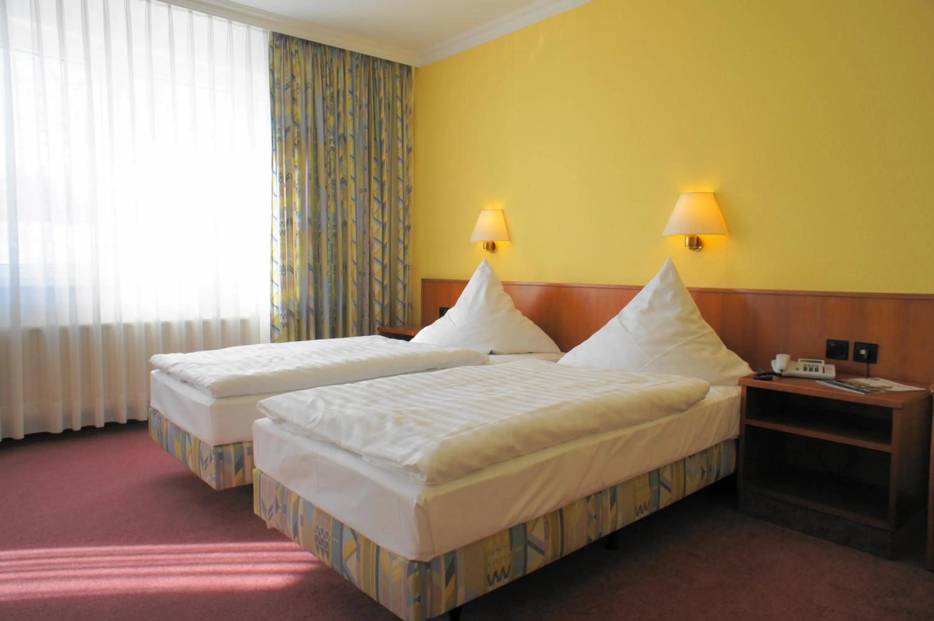 Decorative detail, Bed in Hotel Pesterwitzer Siegel