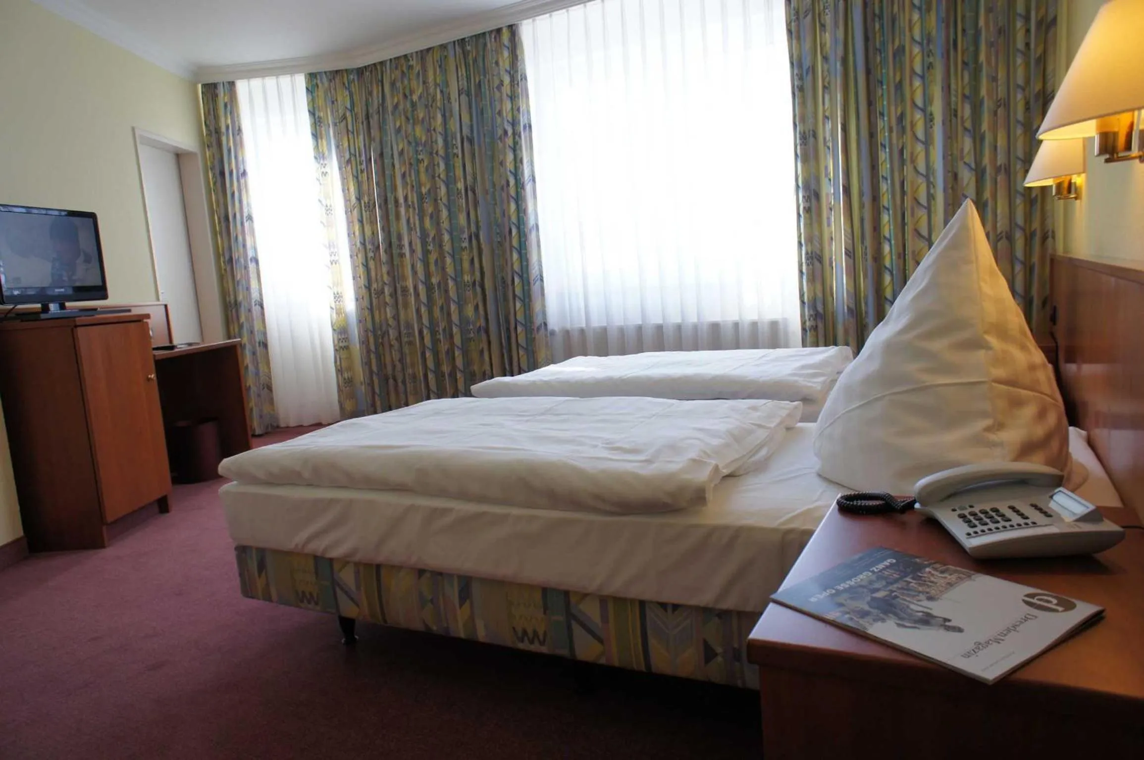 Decorative detail, Bed in Hotel Pesterwitzer Siegel