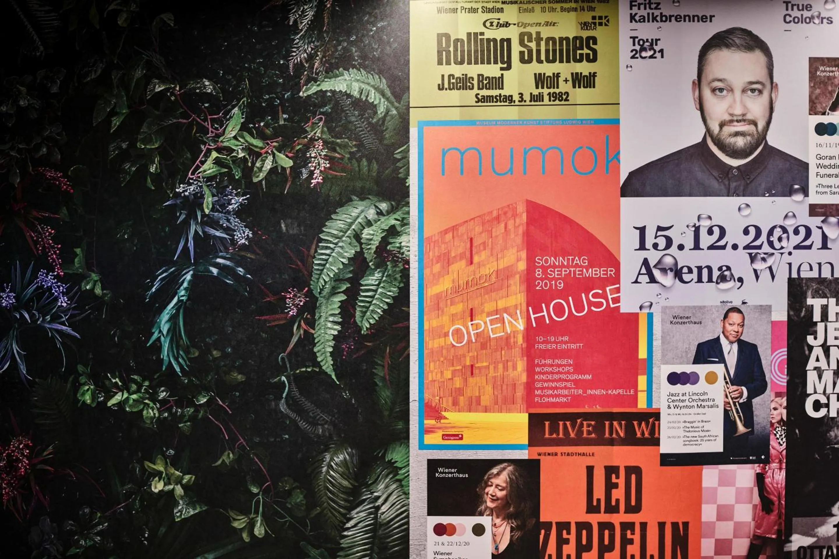 Decorative detail in Jaz in the City Vienna