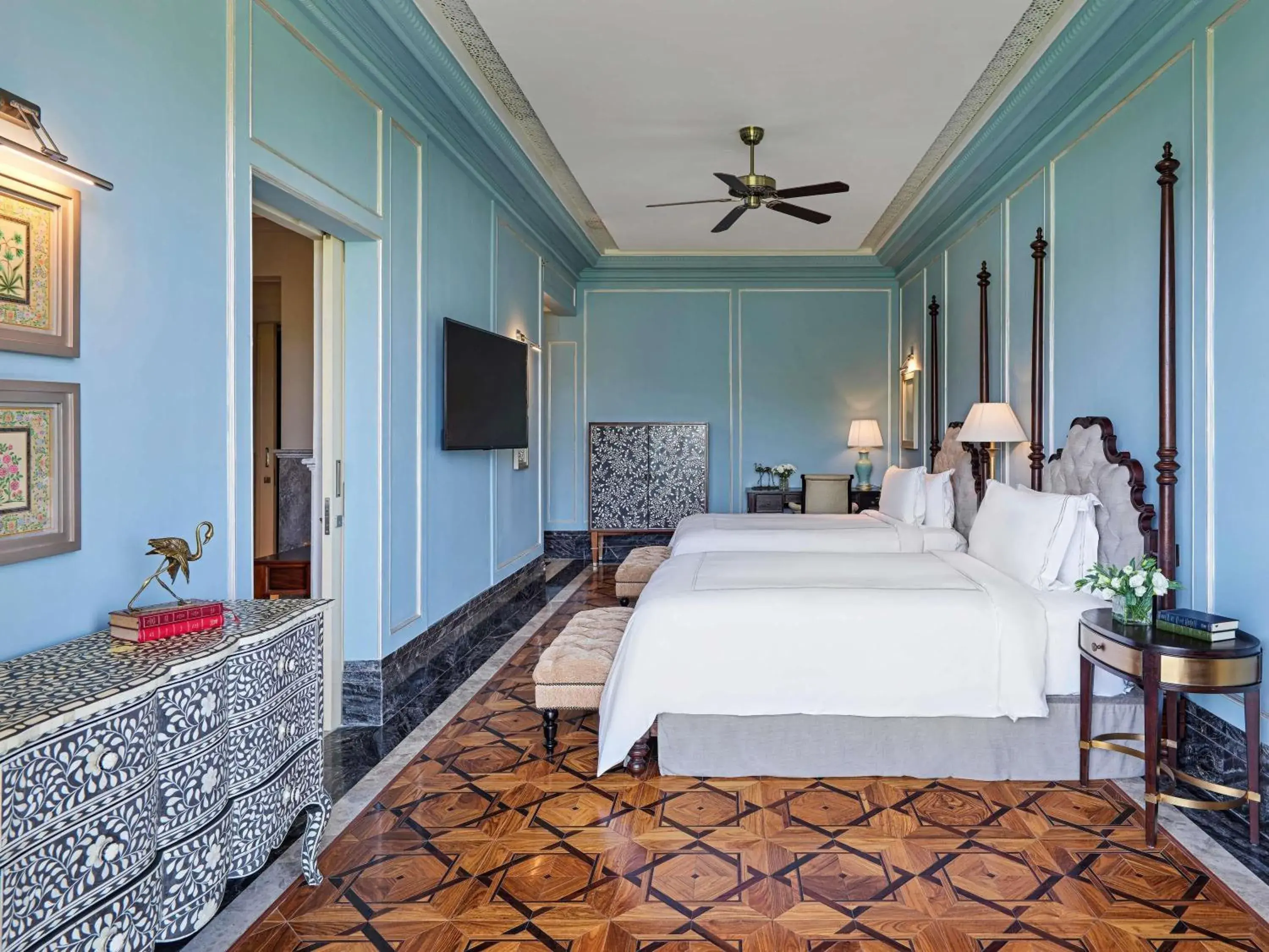 Bedroom, Bed in Raffles Udaipur Bedroom, Bed in Raffles Udaipur