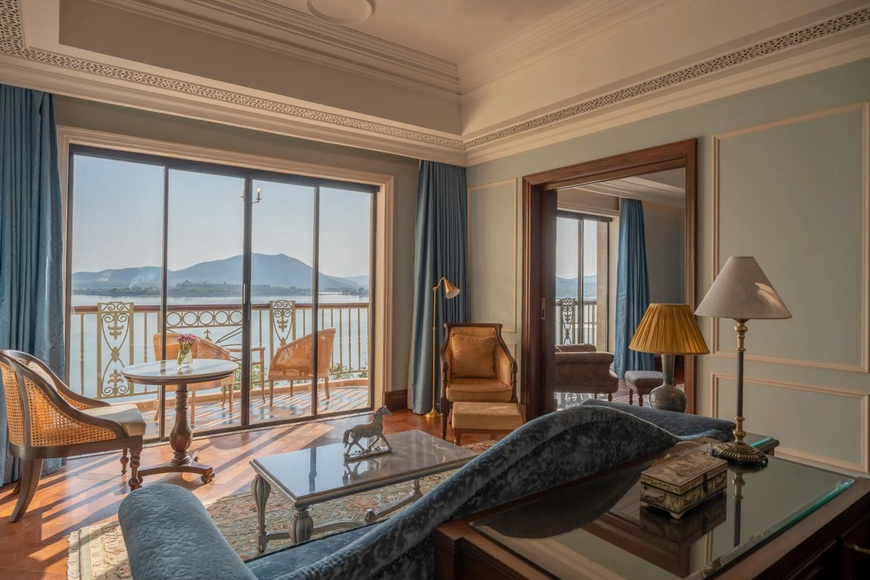 Living room in Raffles Udaipur