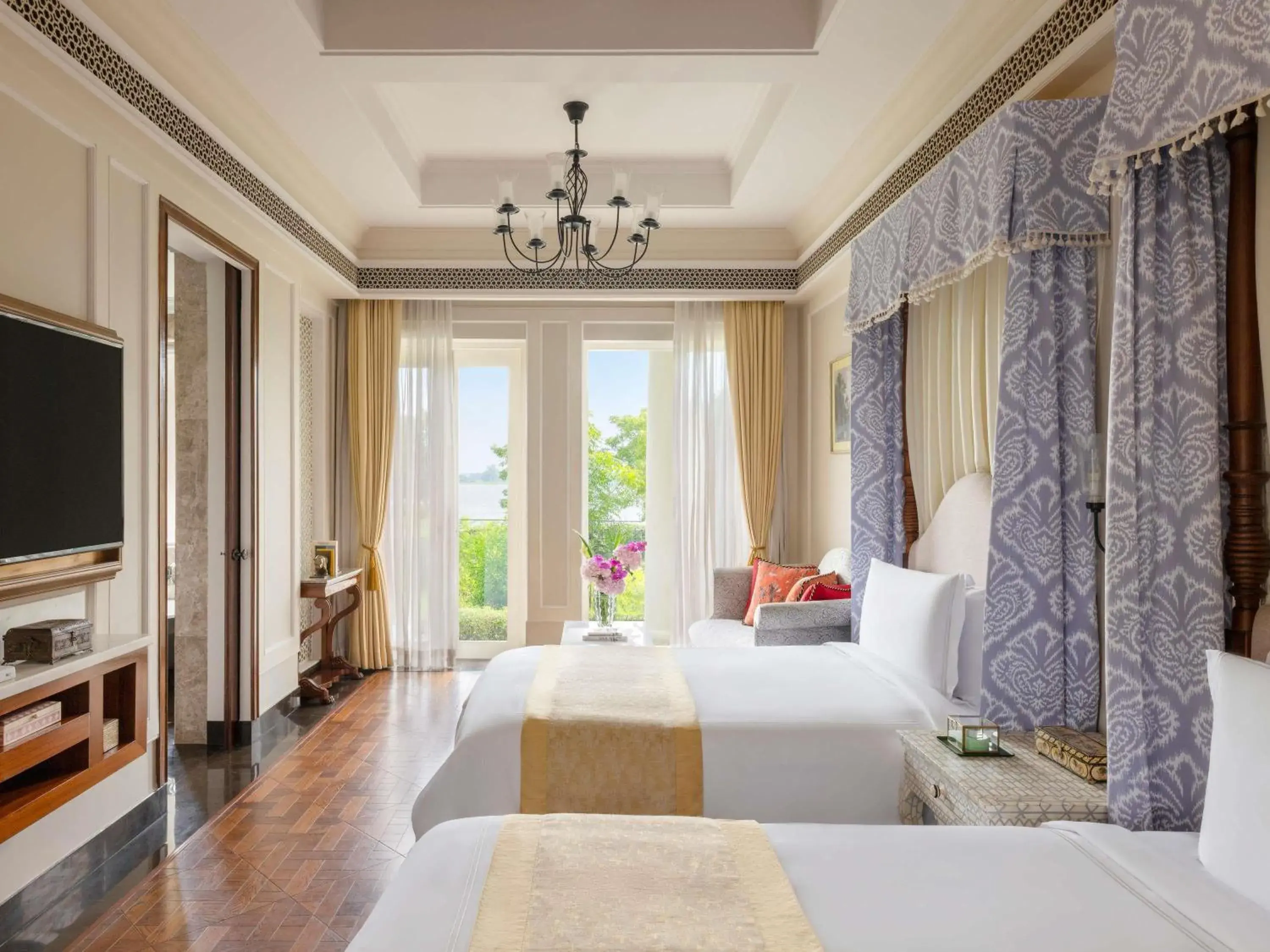 Bedroom, Bed in Raffles Udaipur Bedroom, Bed in Raffles Udaipur