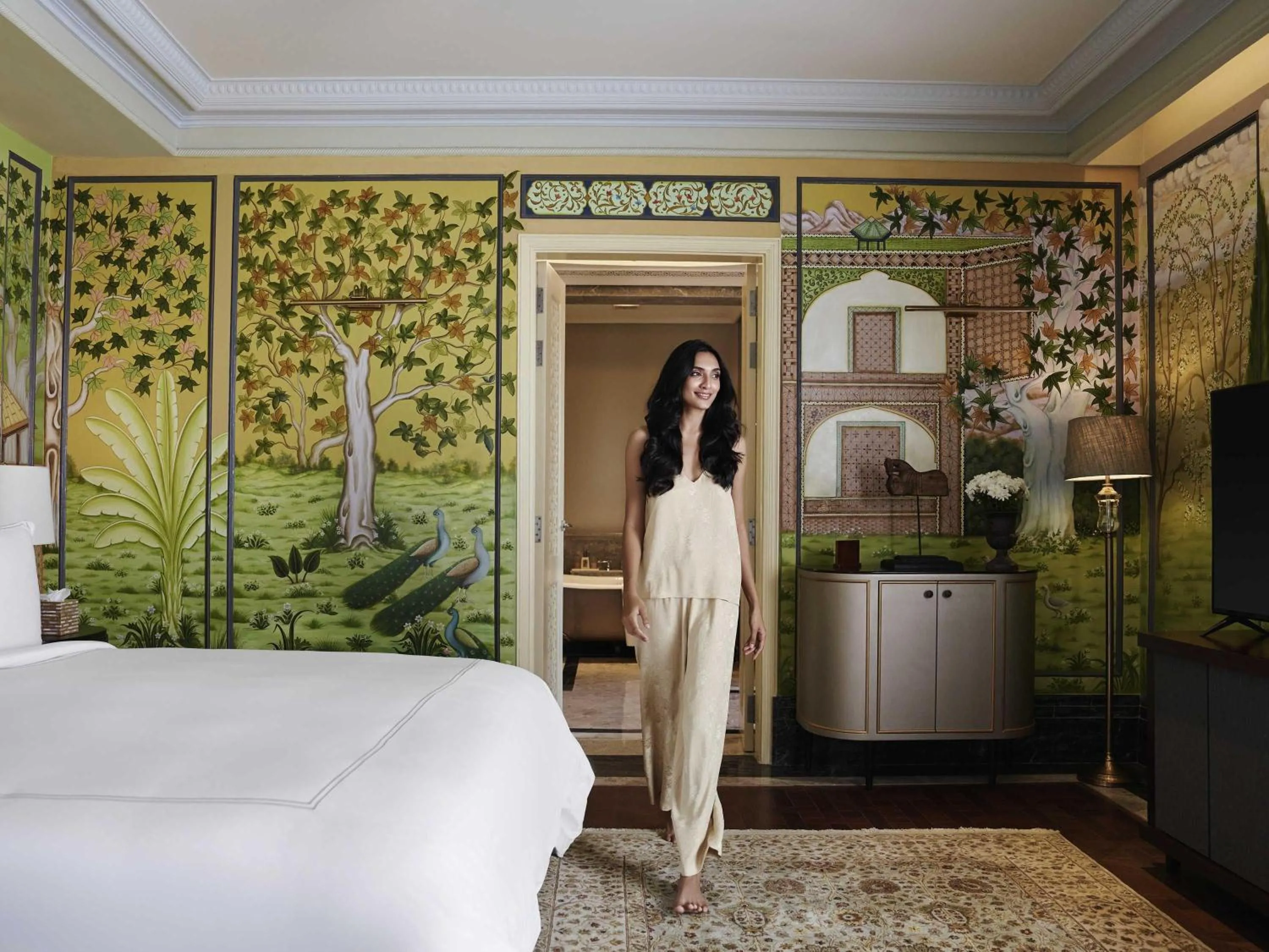 Bedroom, Bed in Raffles Udaipur