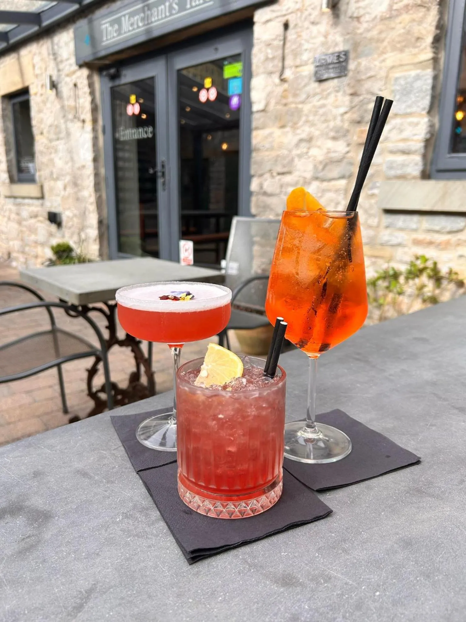 Drinks in The Merchant's Yard