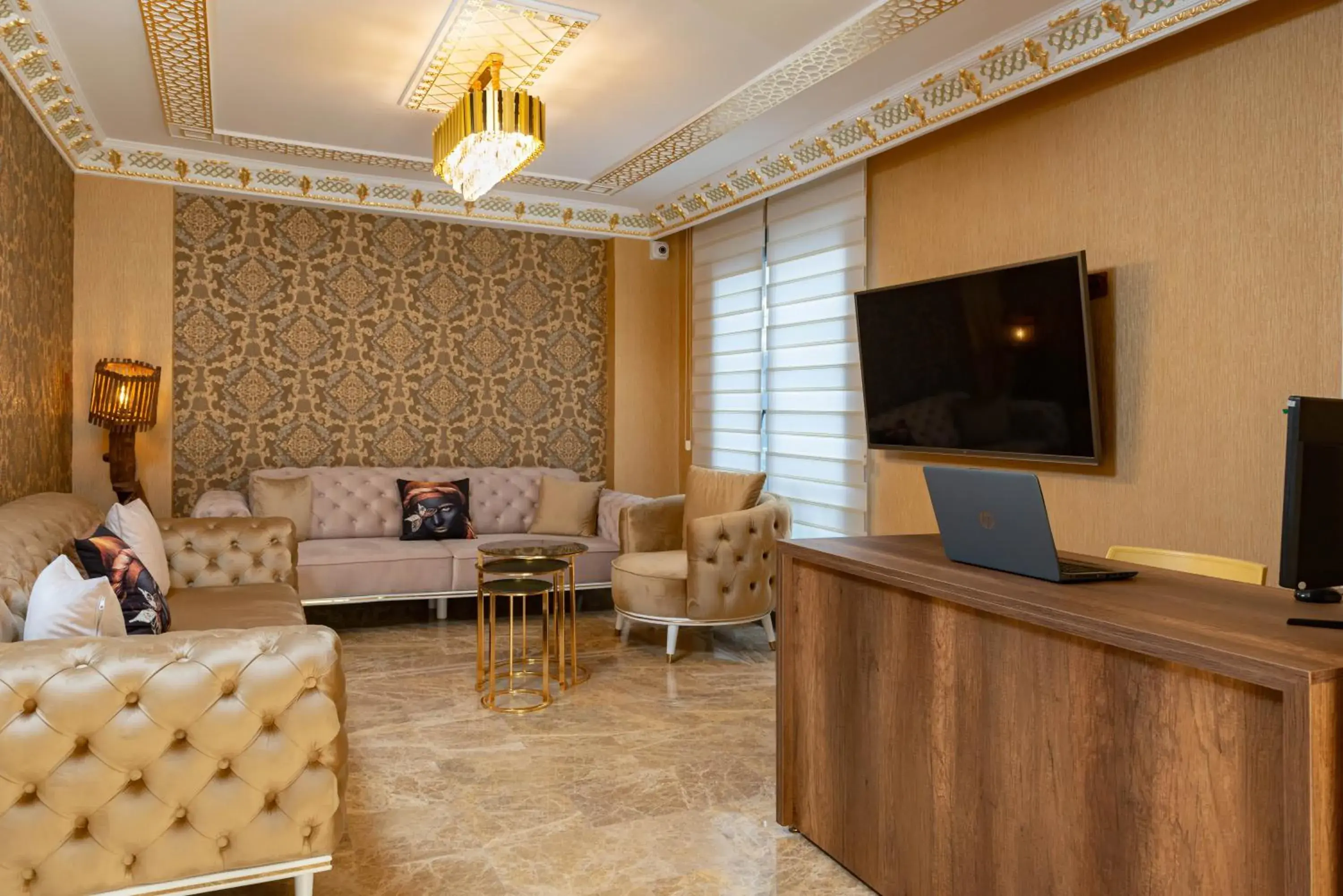 Lobby or reception in The Ottoman Lobby or reception in The Ottoman