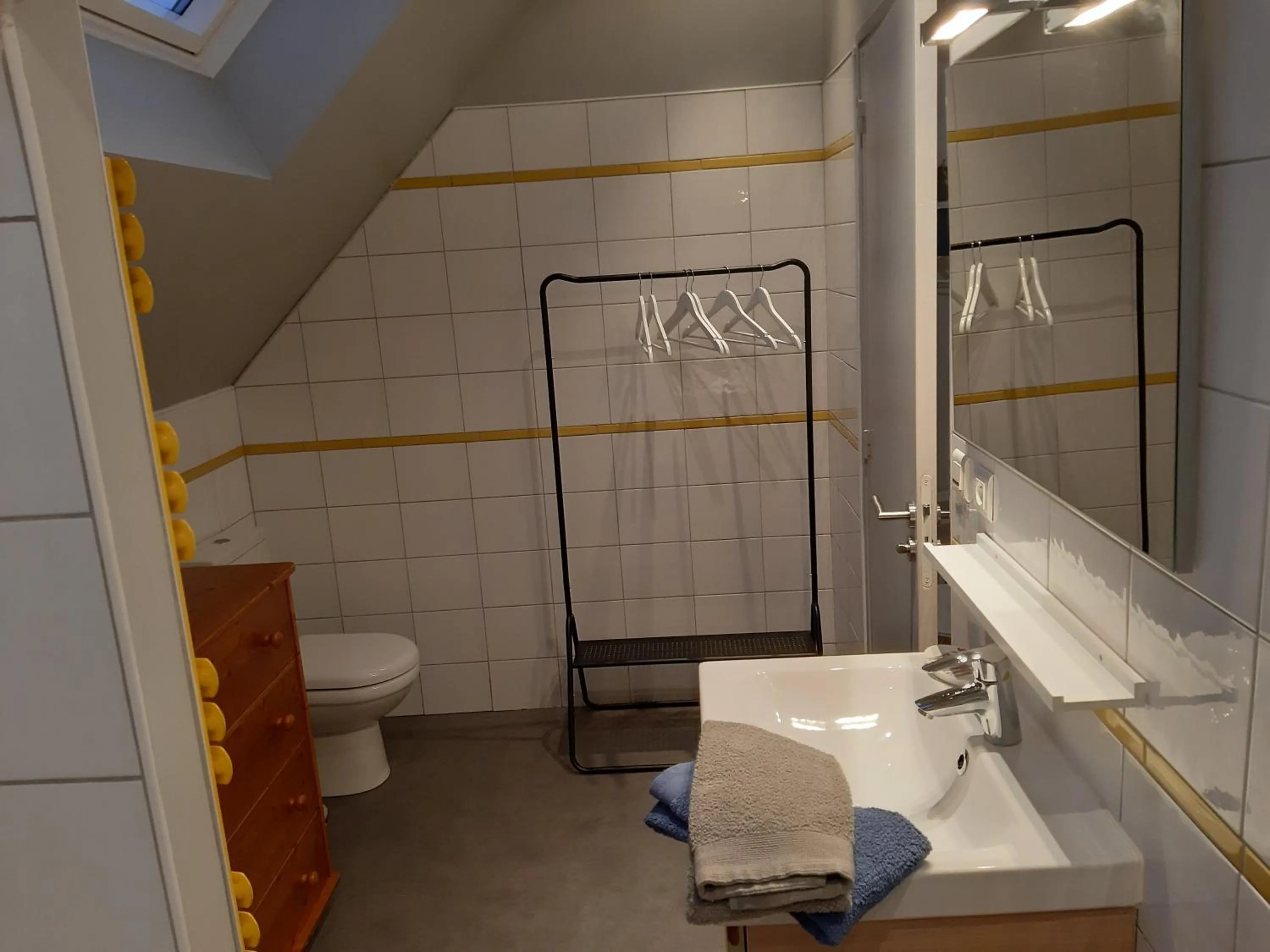 Shower in La Longère d'Arzoù, chambres d'hôtes