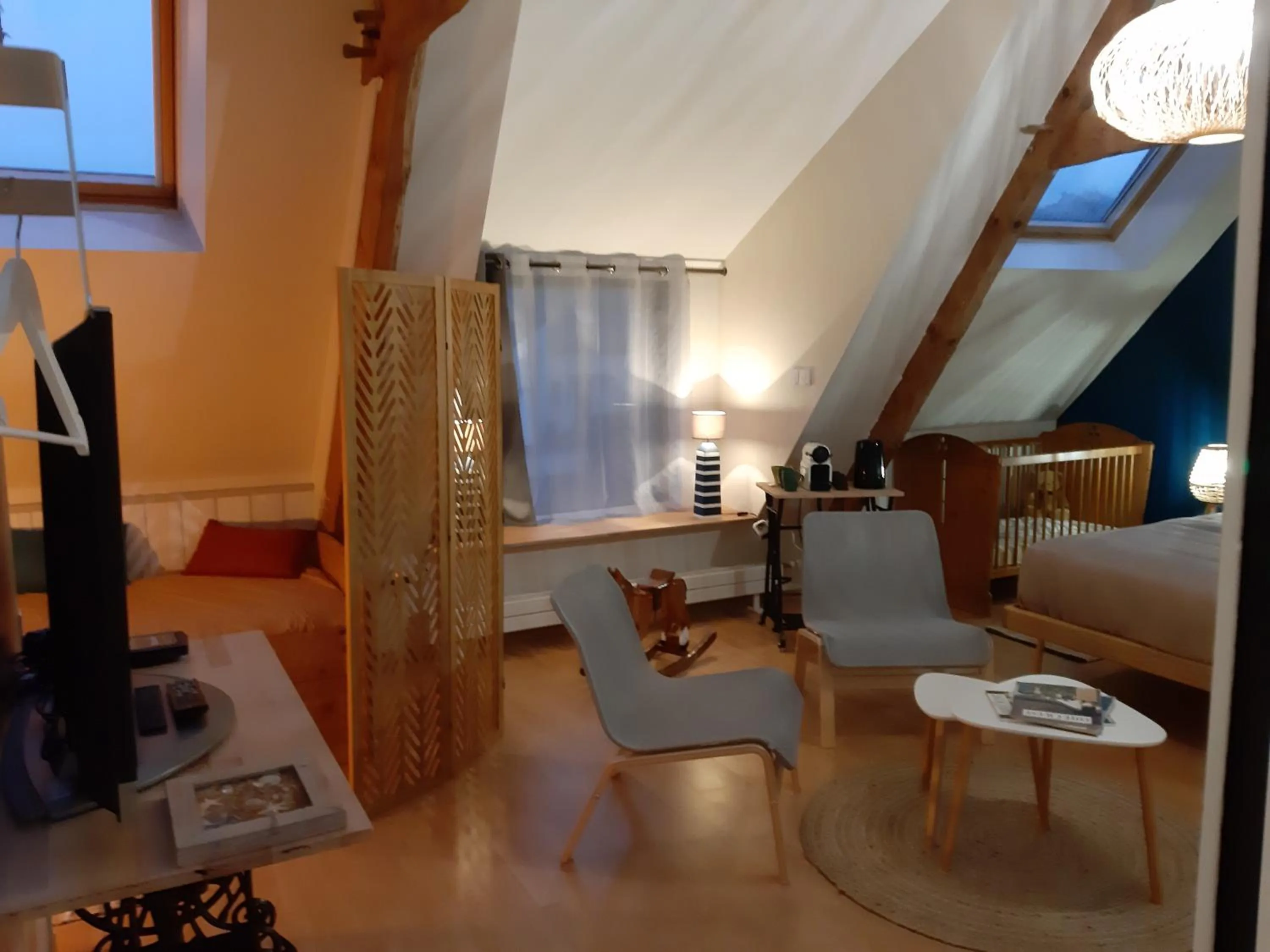 TV and multimedia in La Longère d'Arzoù, chambres d'hôtes