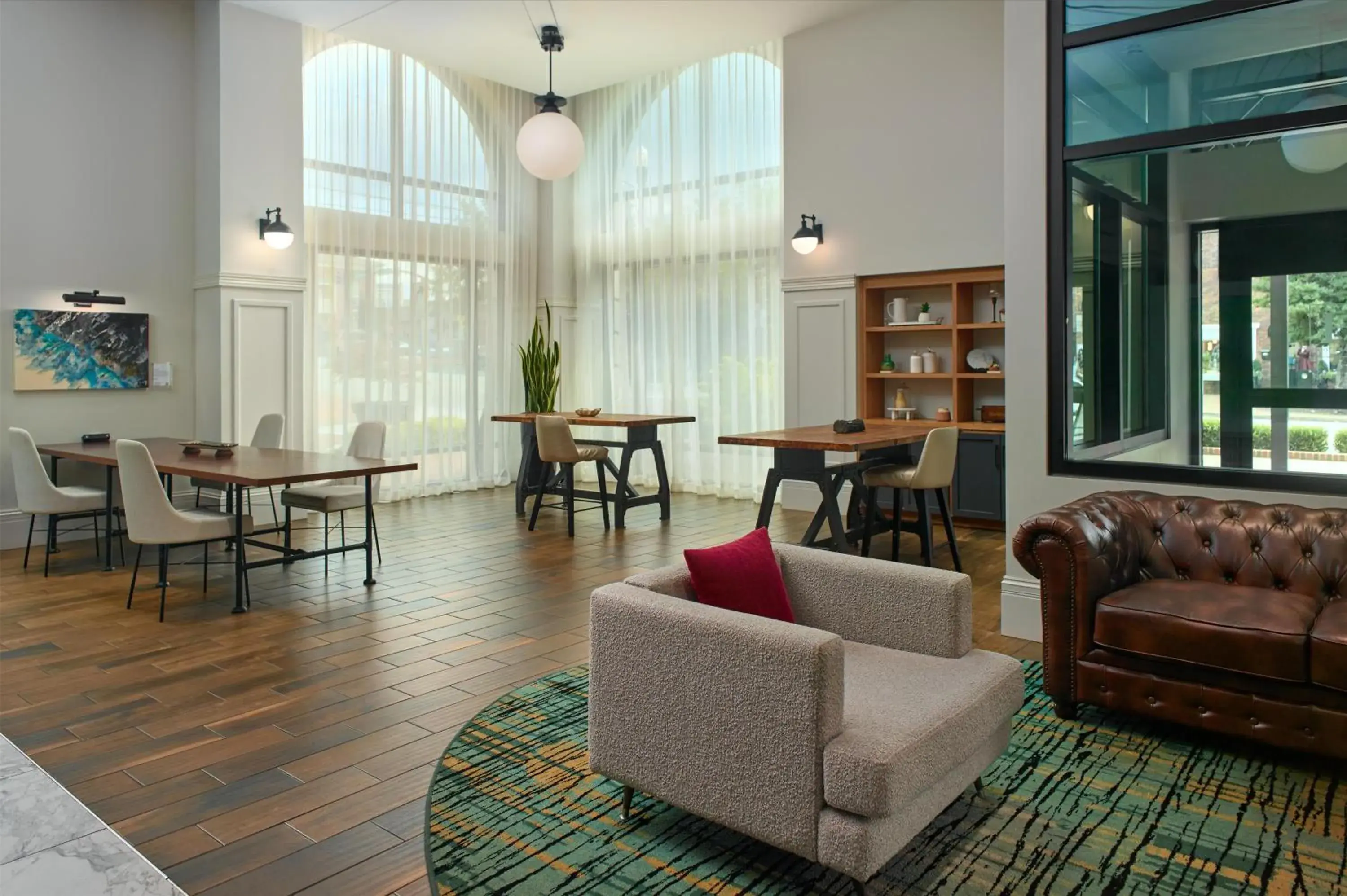 Lobby or reception in The Hamilton Alpharetta, Curio Collection By Hilton Lobby or reception in The Hamilton Alpharetta, Curio Collection By Hilton