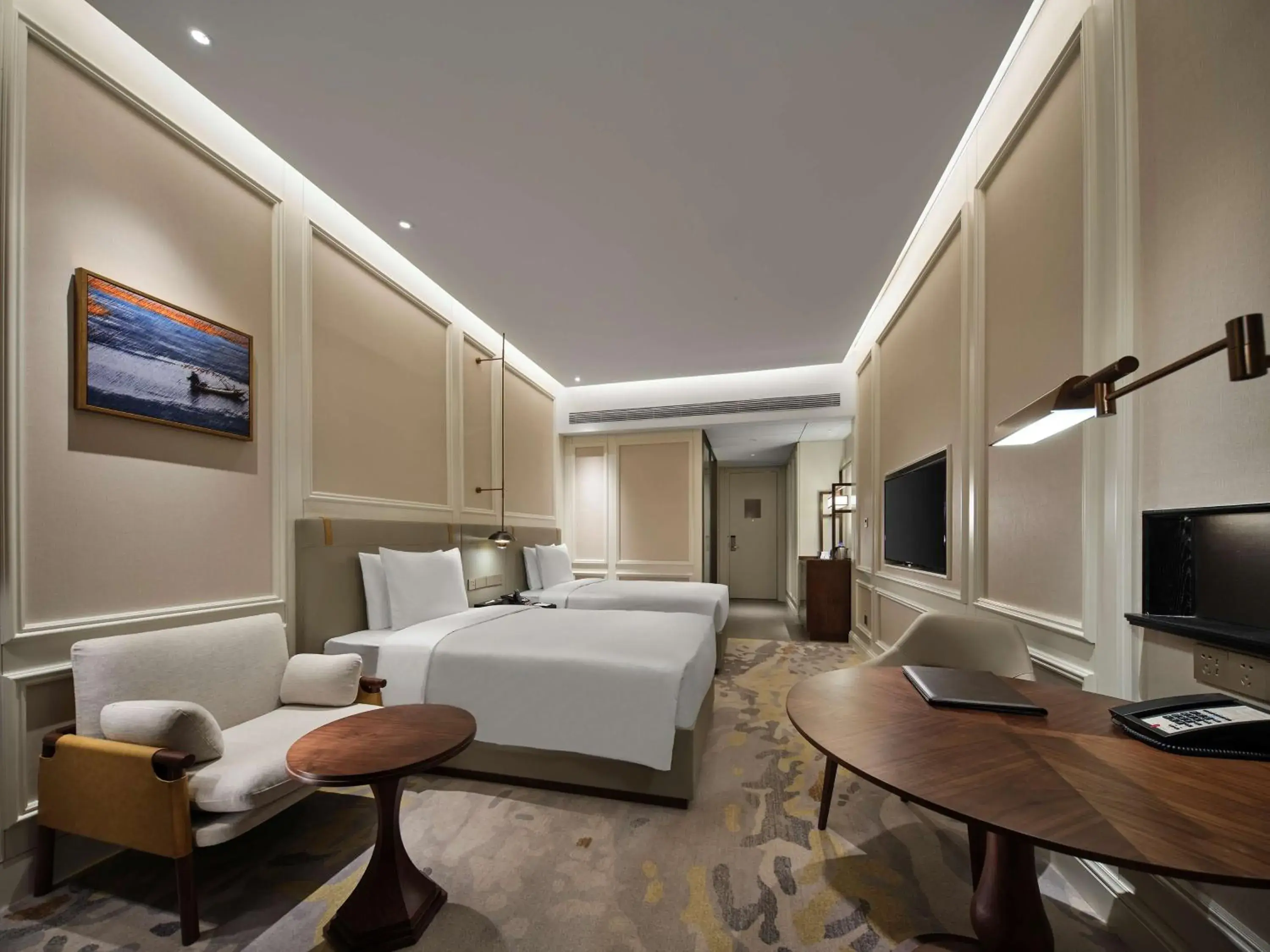 Bedroom, Bed in Hollick Hotel Wen'An, Tapestry Collection By Hilton Bedroom, Bed in Hollick Hotel Wen'An, Tapestry Collection By Hilton