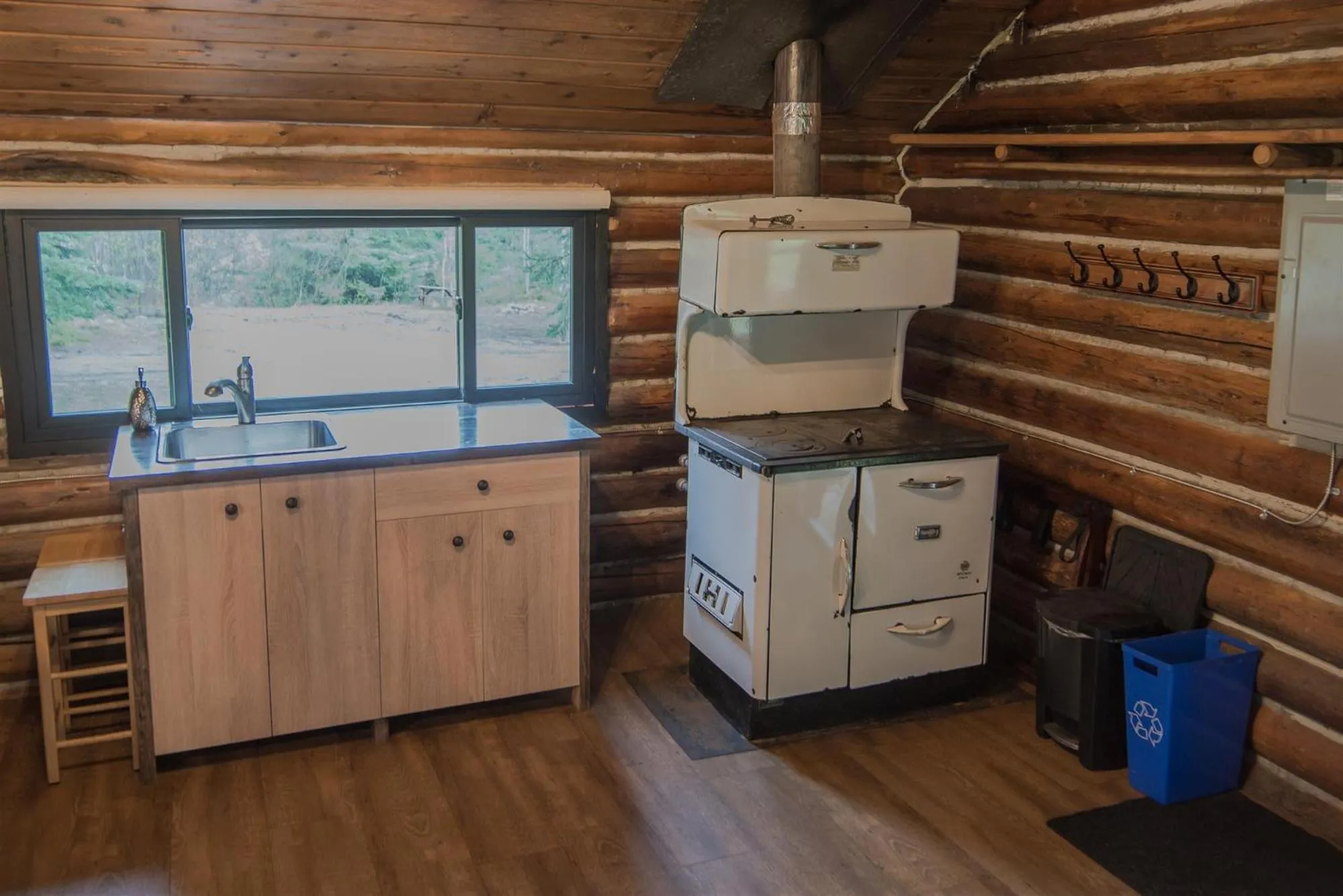 Kitchen or kitchenette in Chute Lake Lodge