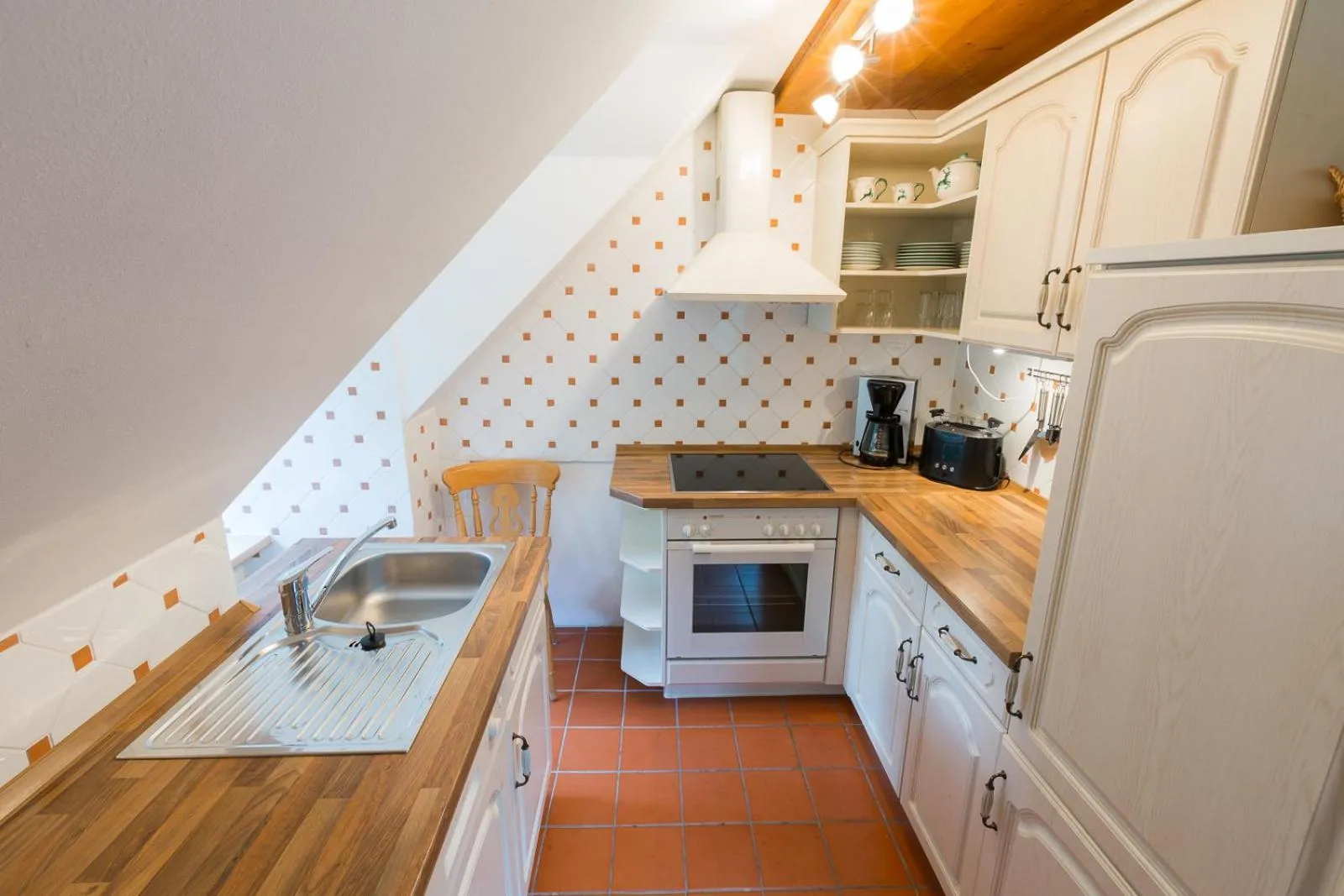 Kitchen or kitchenette in Hotel Gut Klostermühle natur resort & medical spa