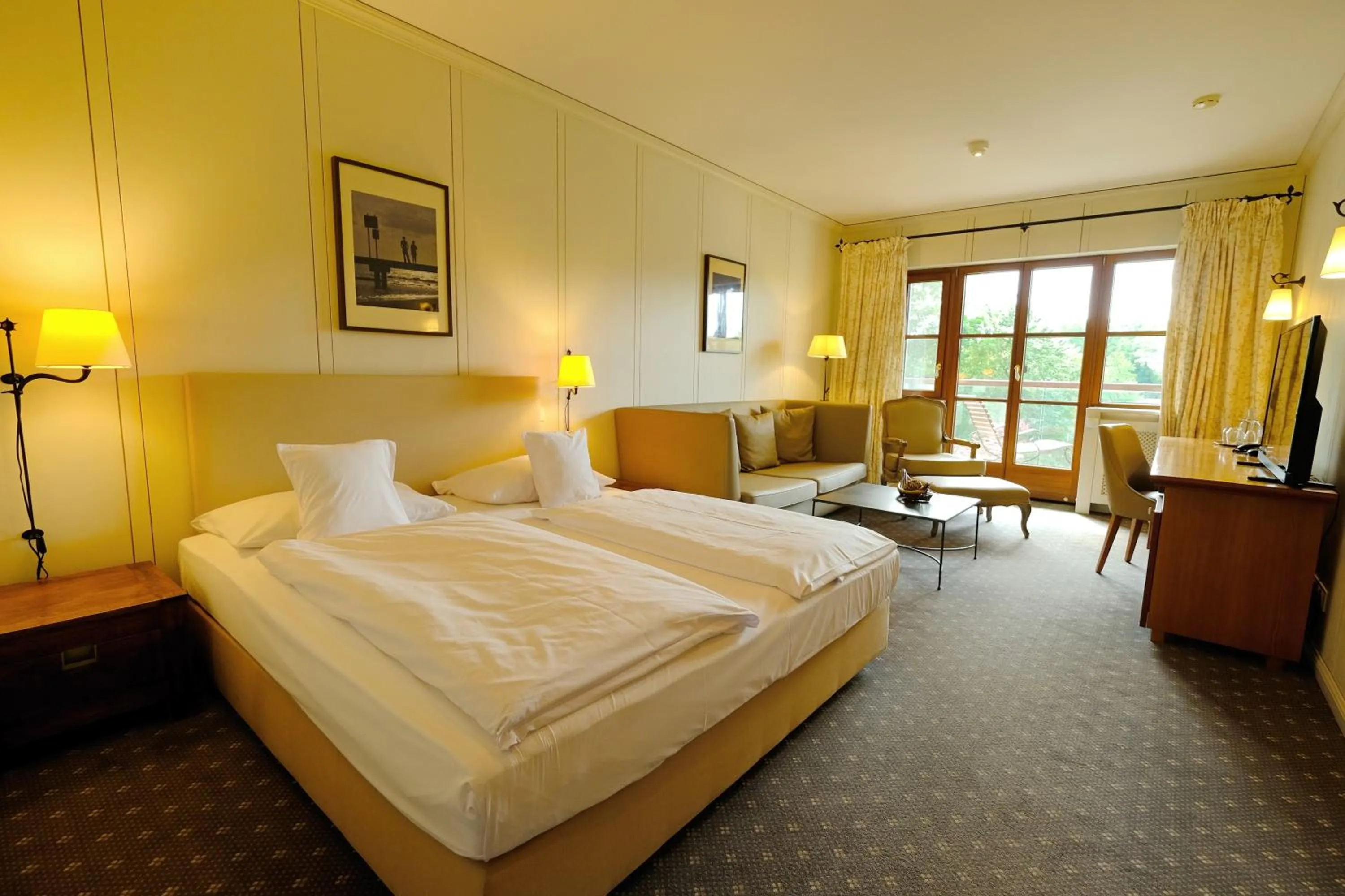 Photo of the whole room, Bed in Hotel Gut Klostermühle natur resort & medical spa