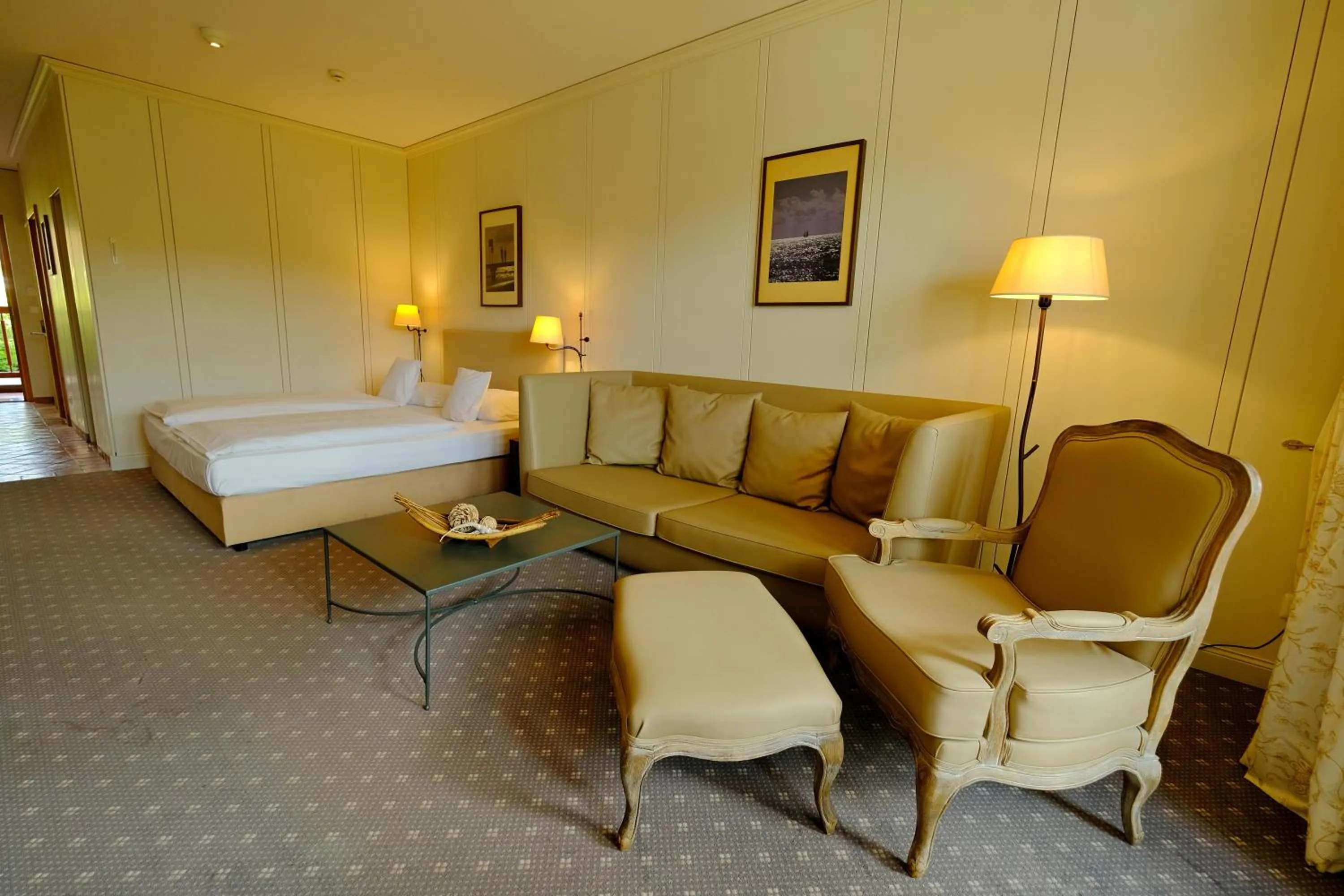 Photo of the whole room, Bed in Hotel Gut Klostermühle natur resort & medical spa