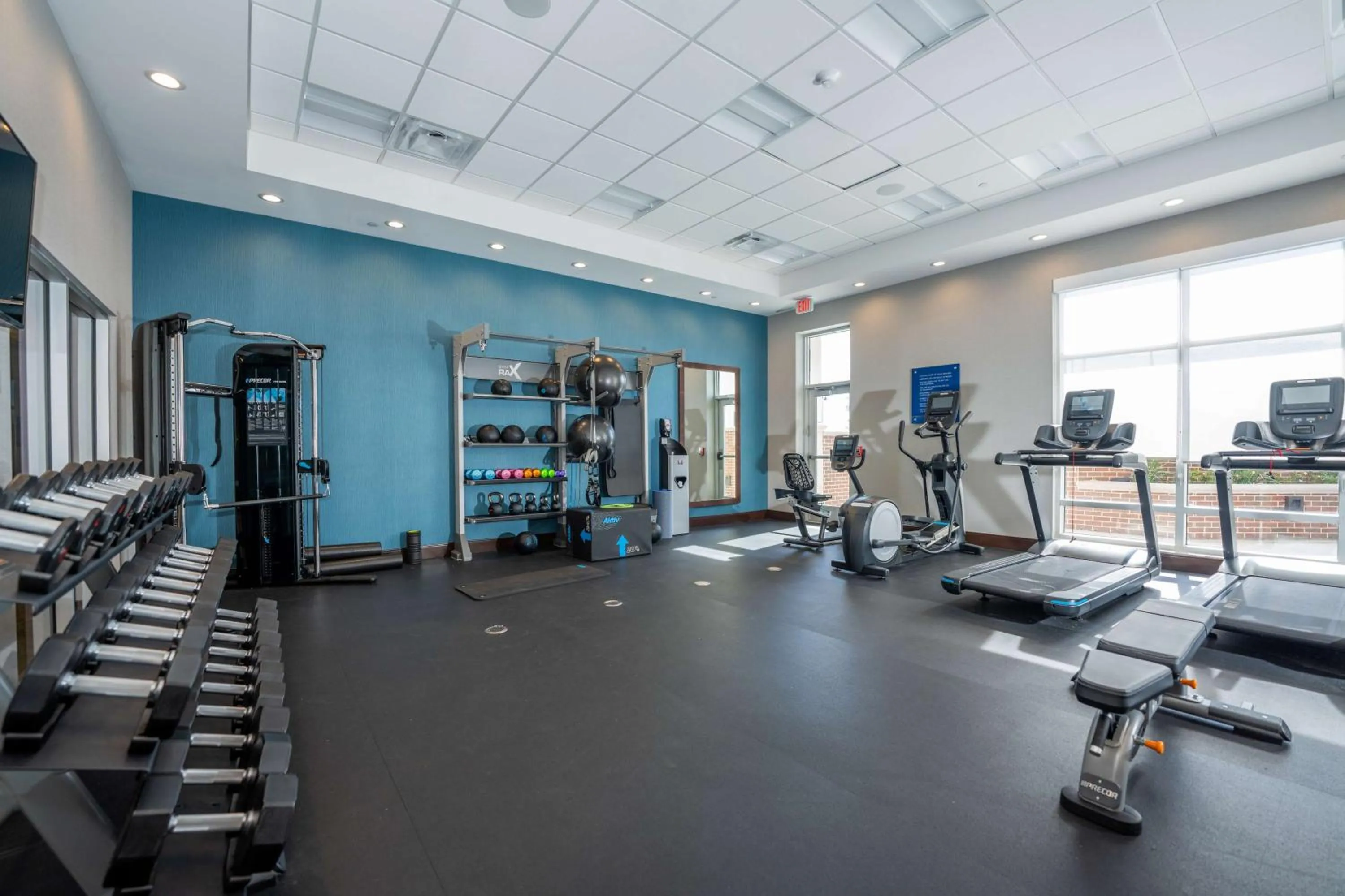 Fitness centre/facilities in Hampton Inn & Suites Sugar Land, Tx