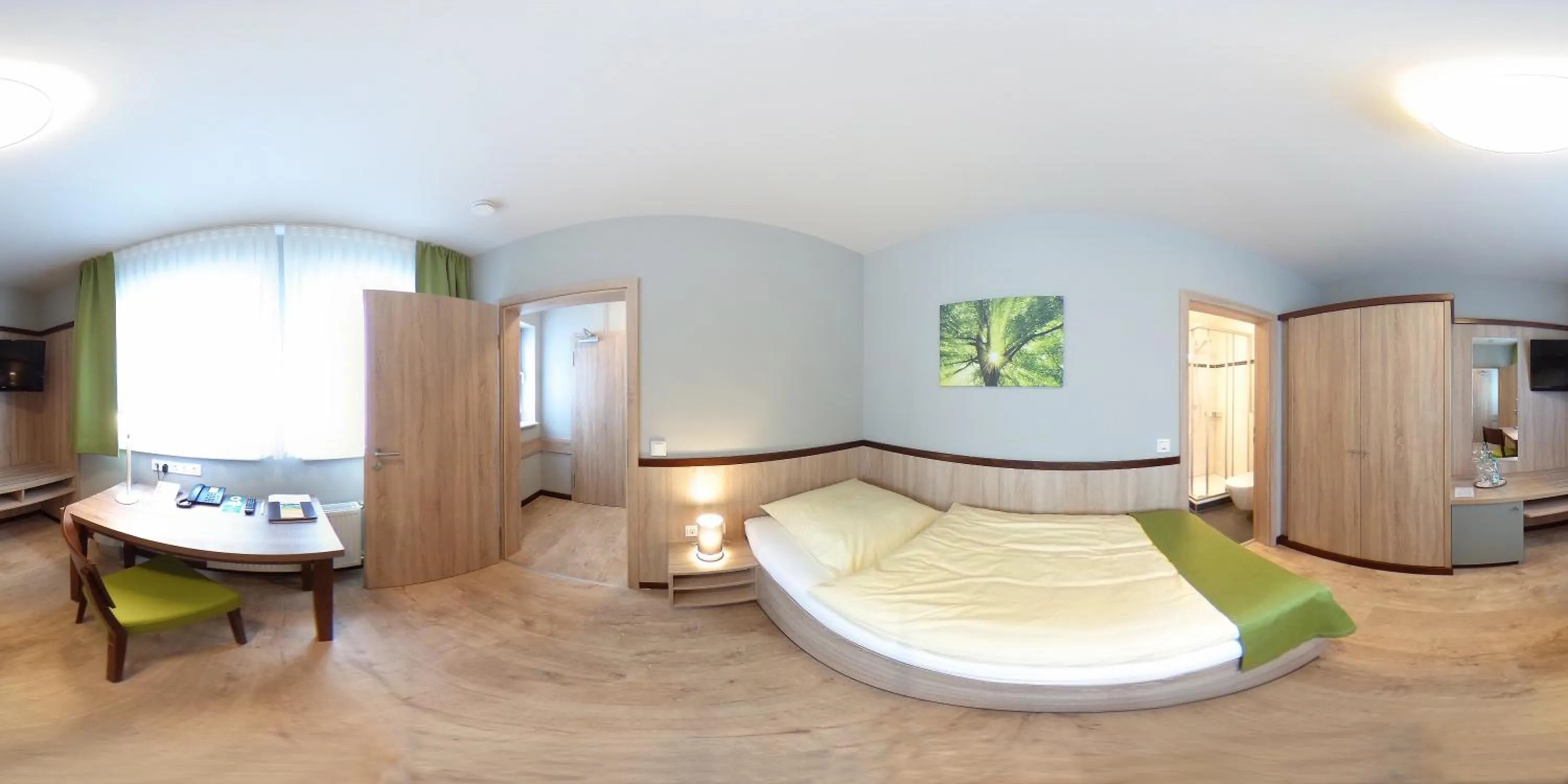 Photo of the whole room, Bed in Hotel Restaurant Lüdenbach