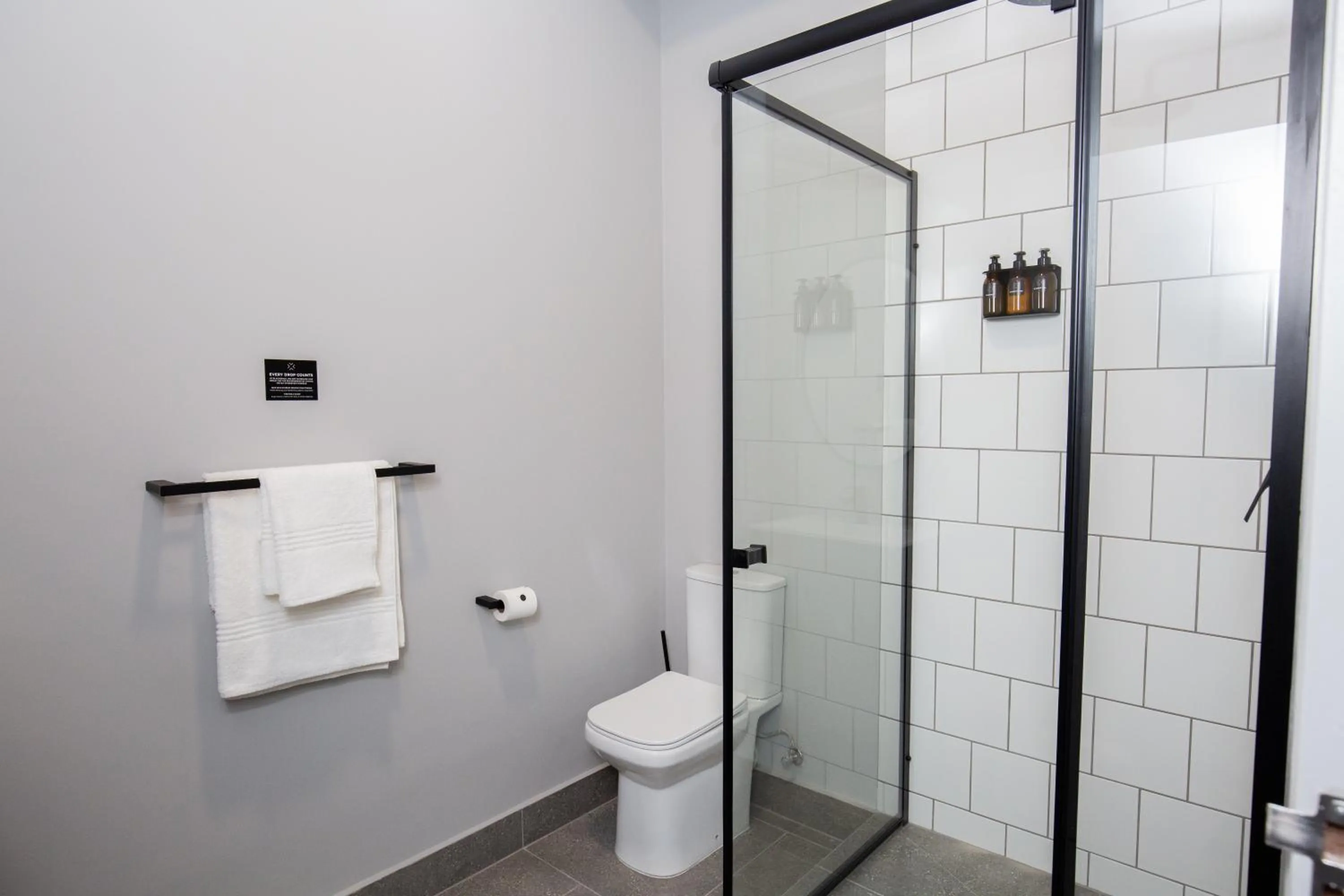 Shower in BlackBrick Cape Town Foreshore