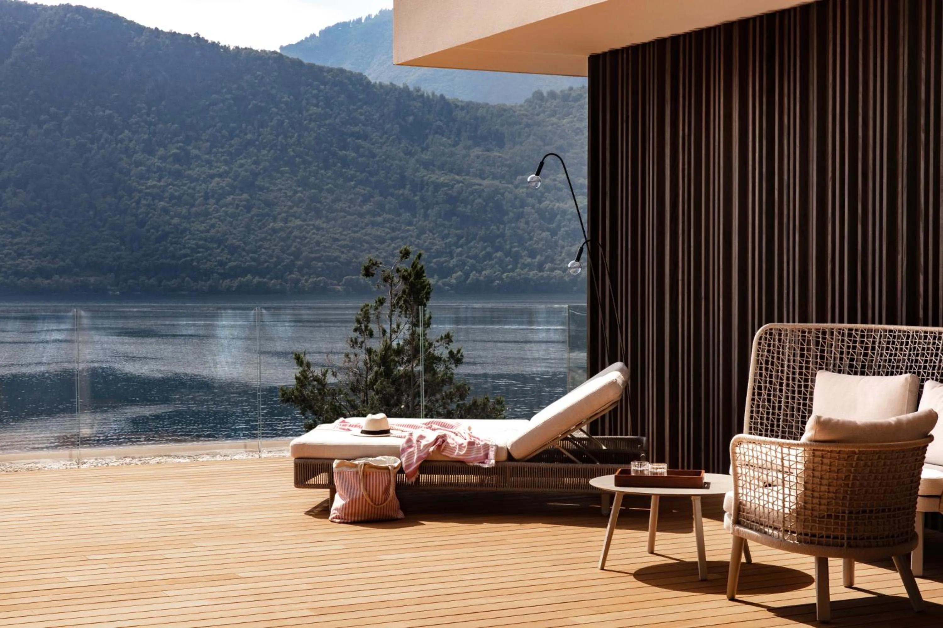 Balcony/Terrace in Laqua by the lake