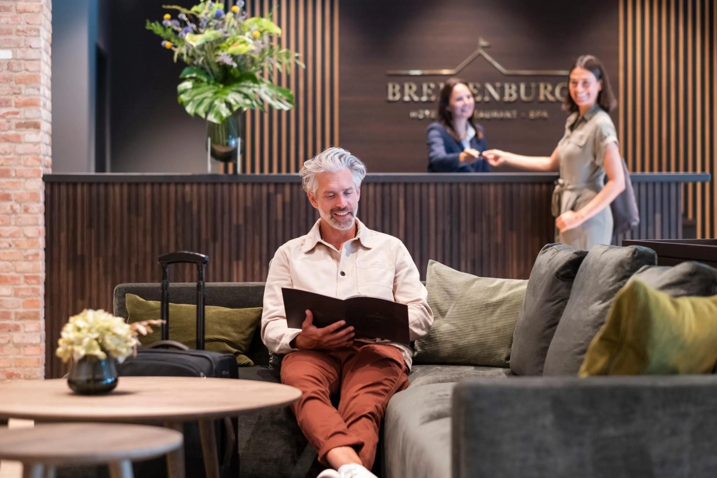 Seating area in Hotel Breitenburg