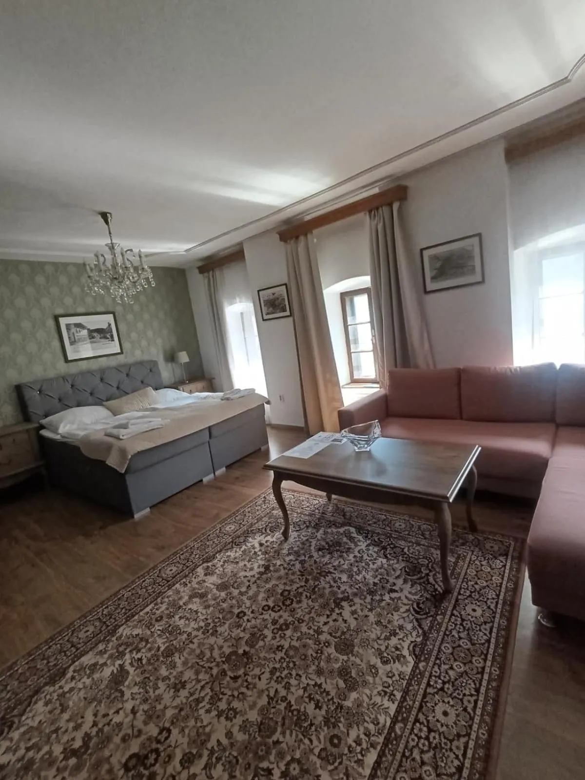 Bed in Hotel Salamander - Garni