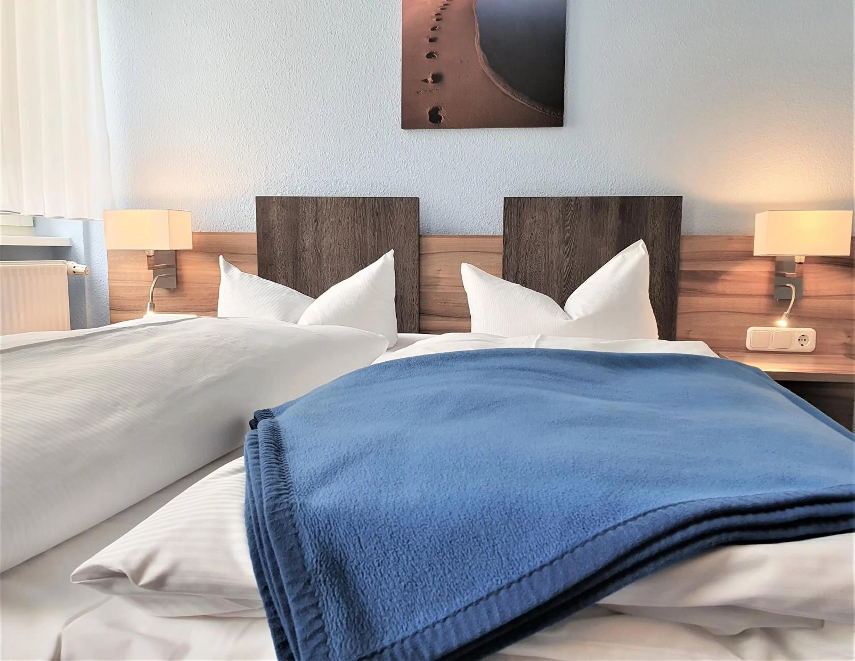 Bed in Melarose Feng Shui Hotel