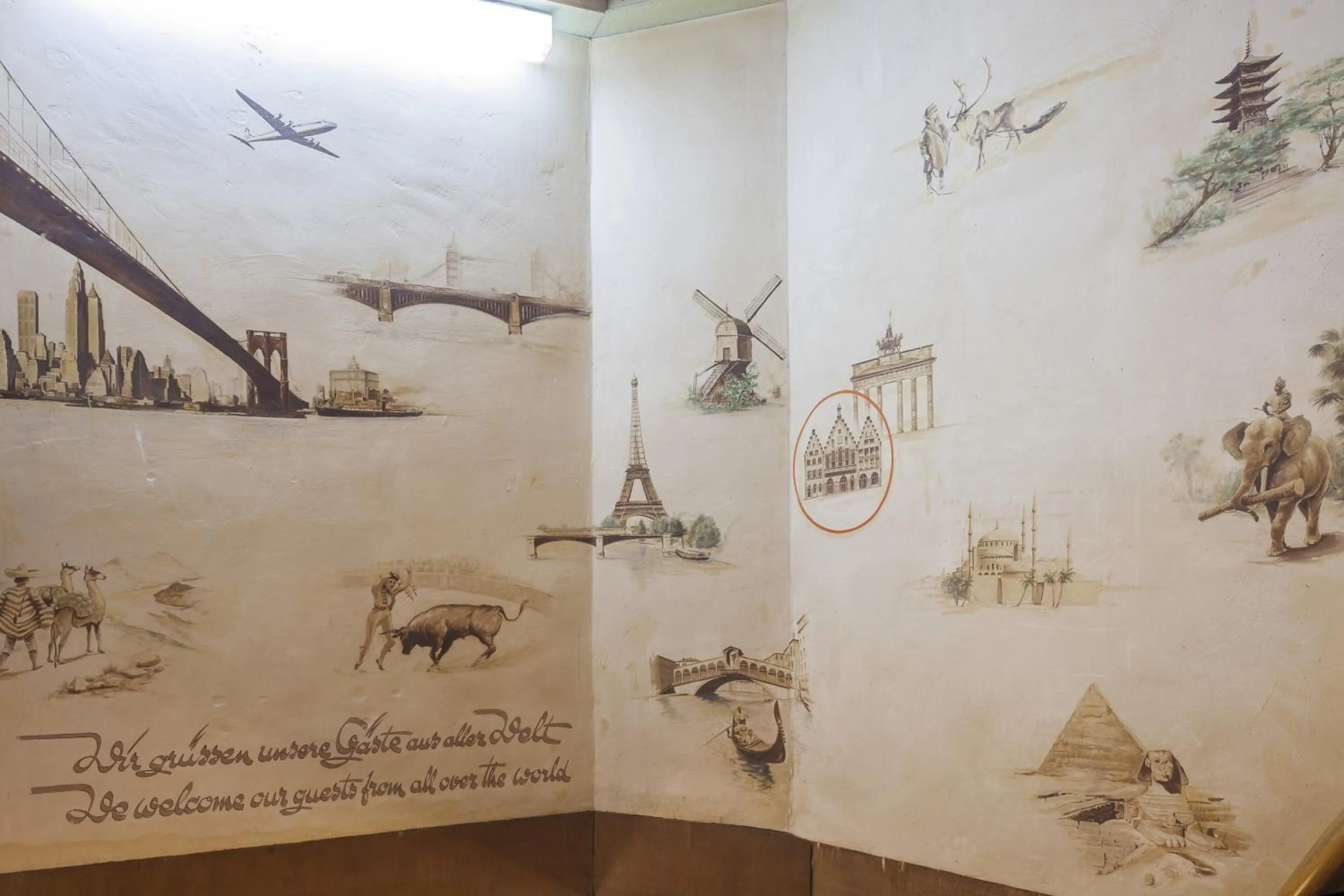 Decorative detail in Hotel am Berg