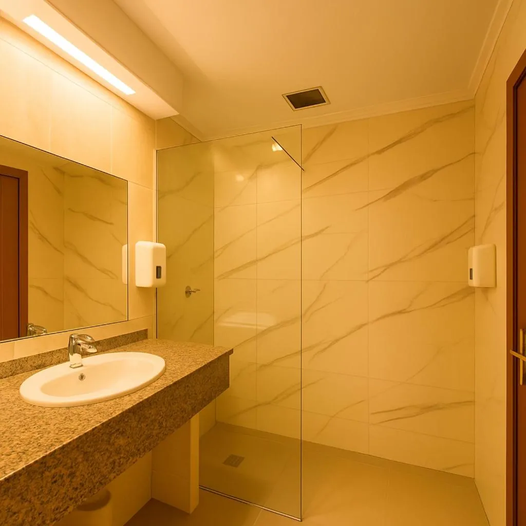 Shower in Motel Latino