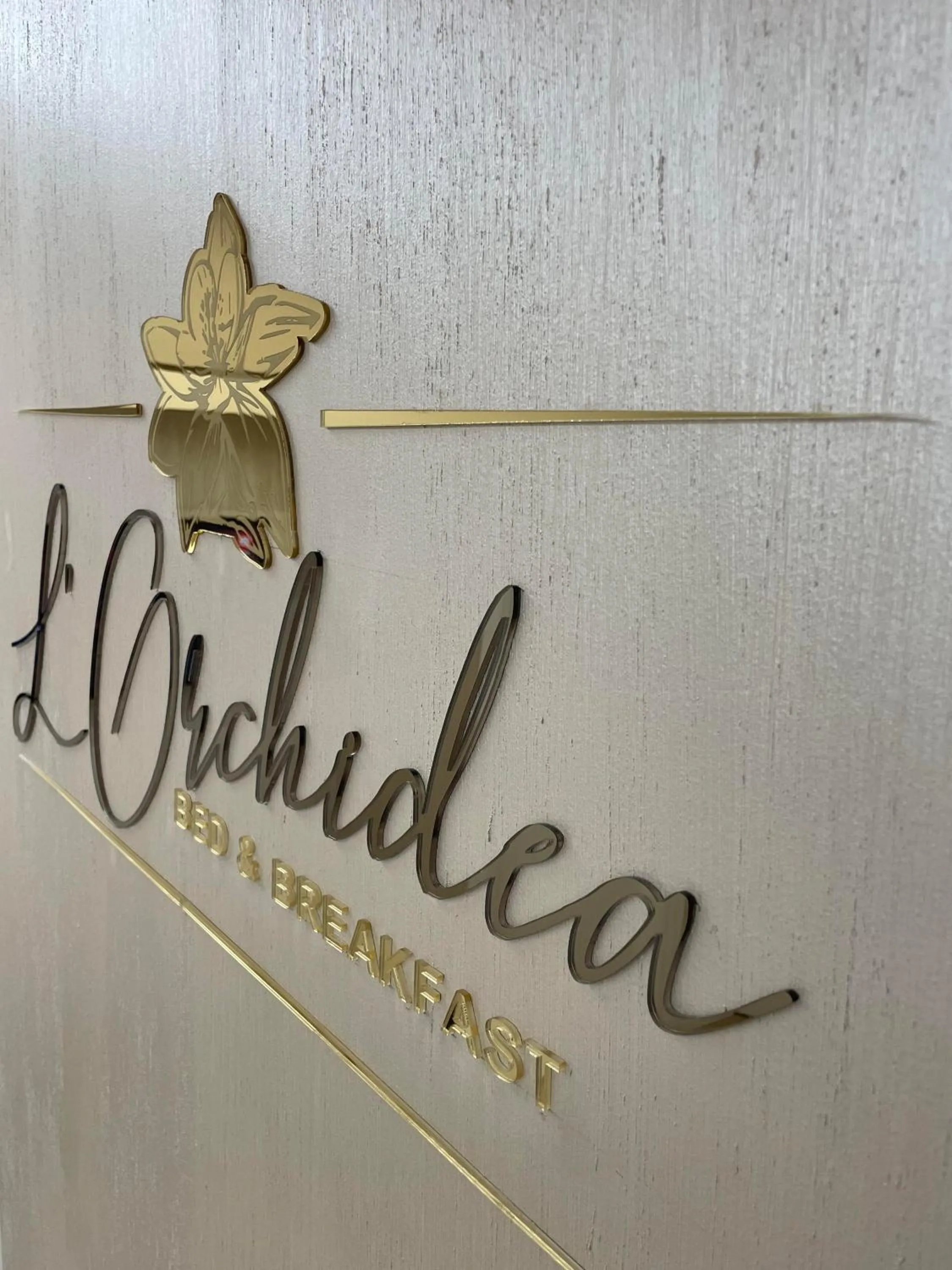Logo/Certificate/Sign in B&B L'Orchidea