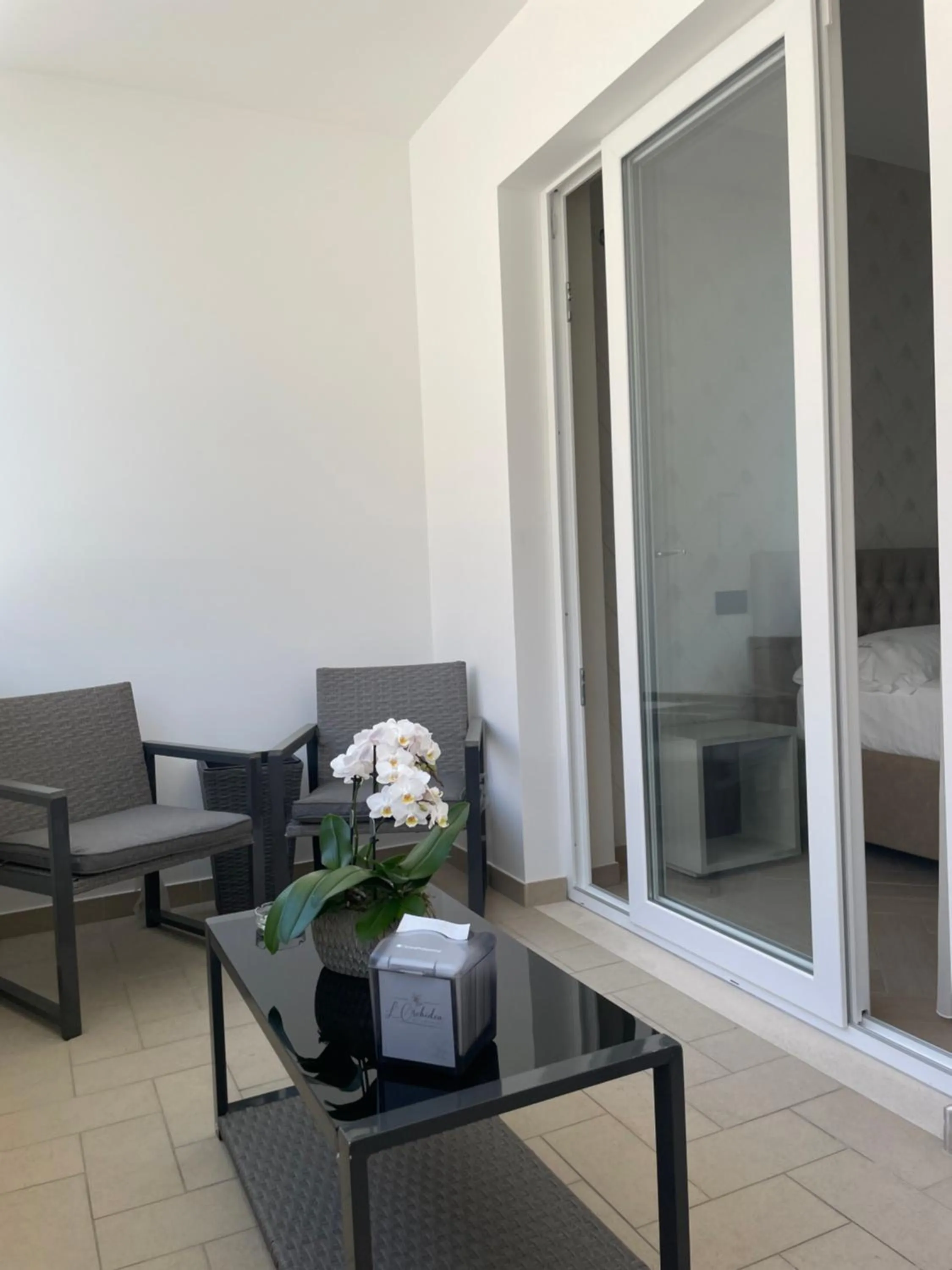 Balcony/Terrace in B&B L'Orchidea