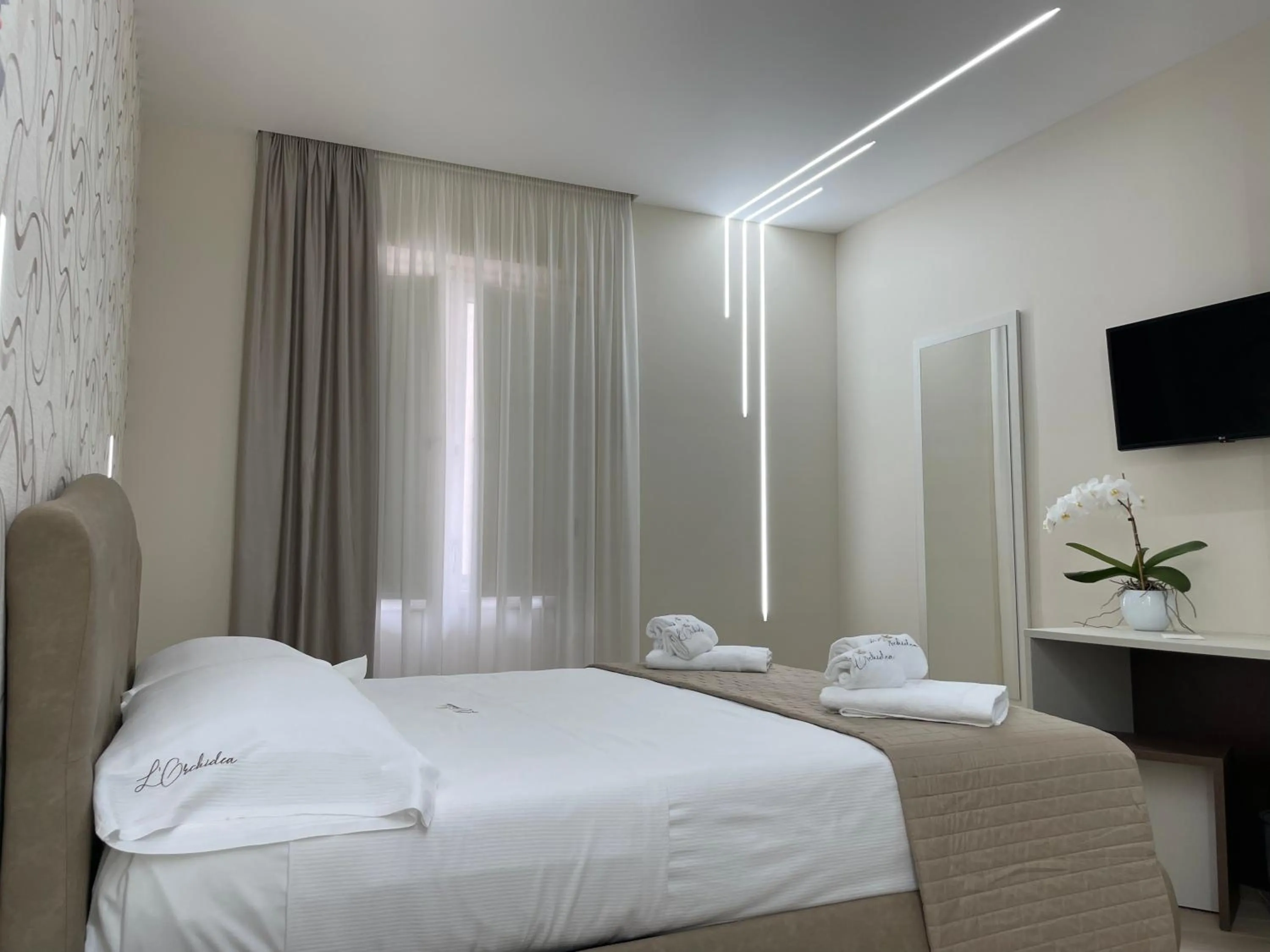 Bed in B&B L'Orchidea