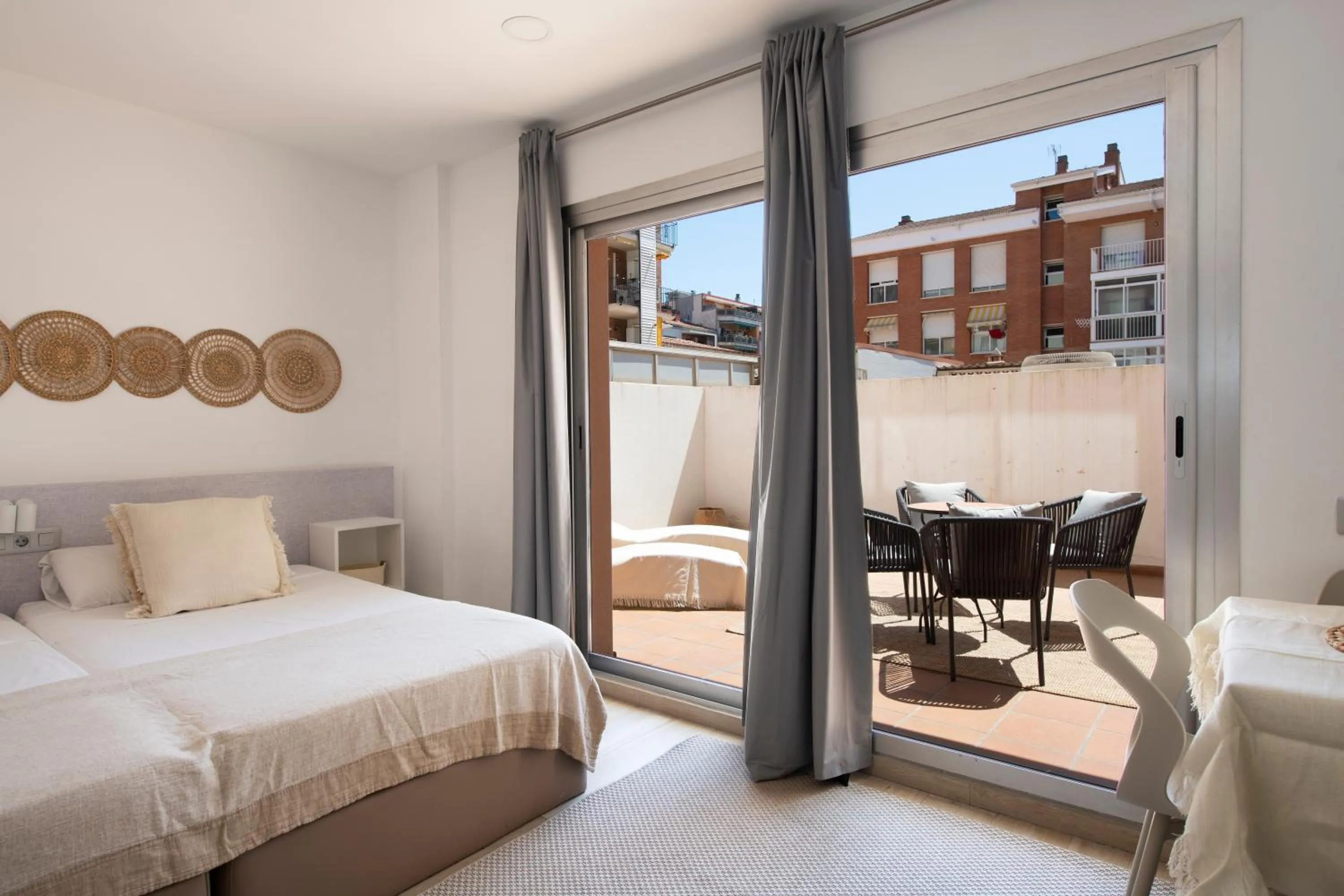 Dining area, Bed in Aparthotel Centric