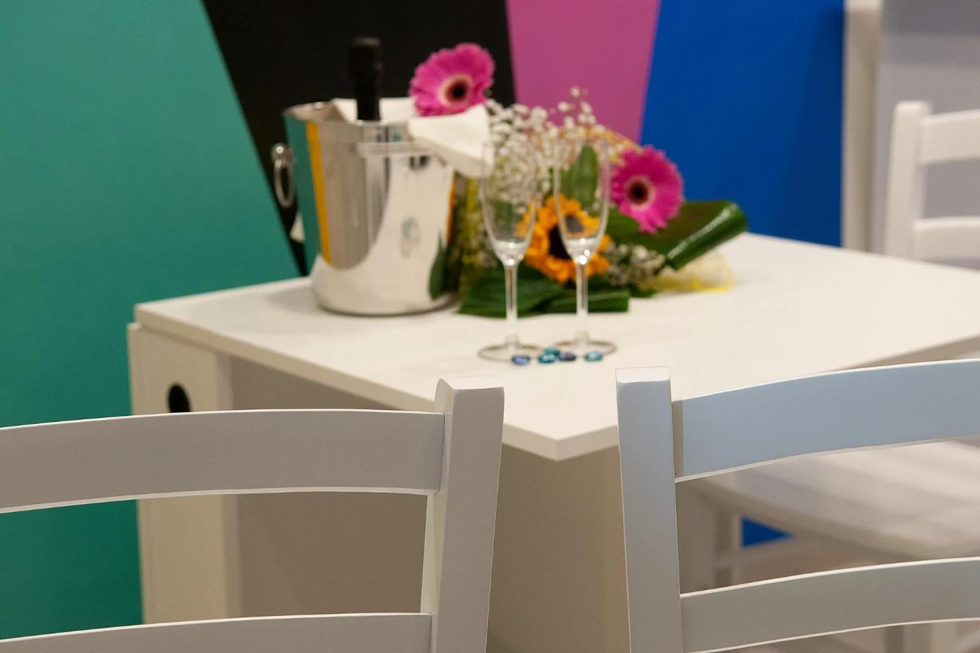 Dining area in B&B Rainbow