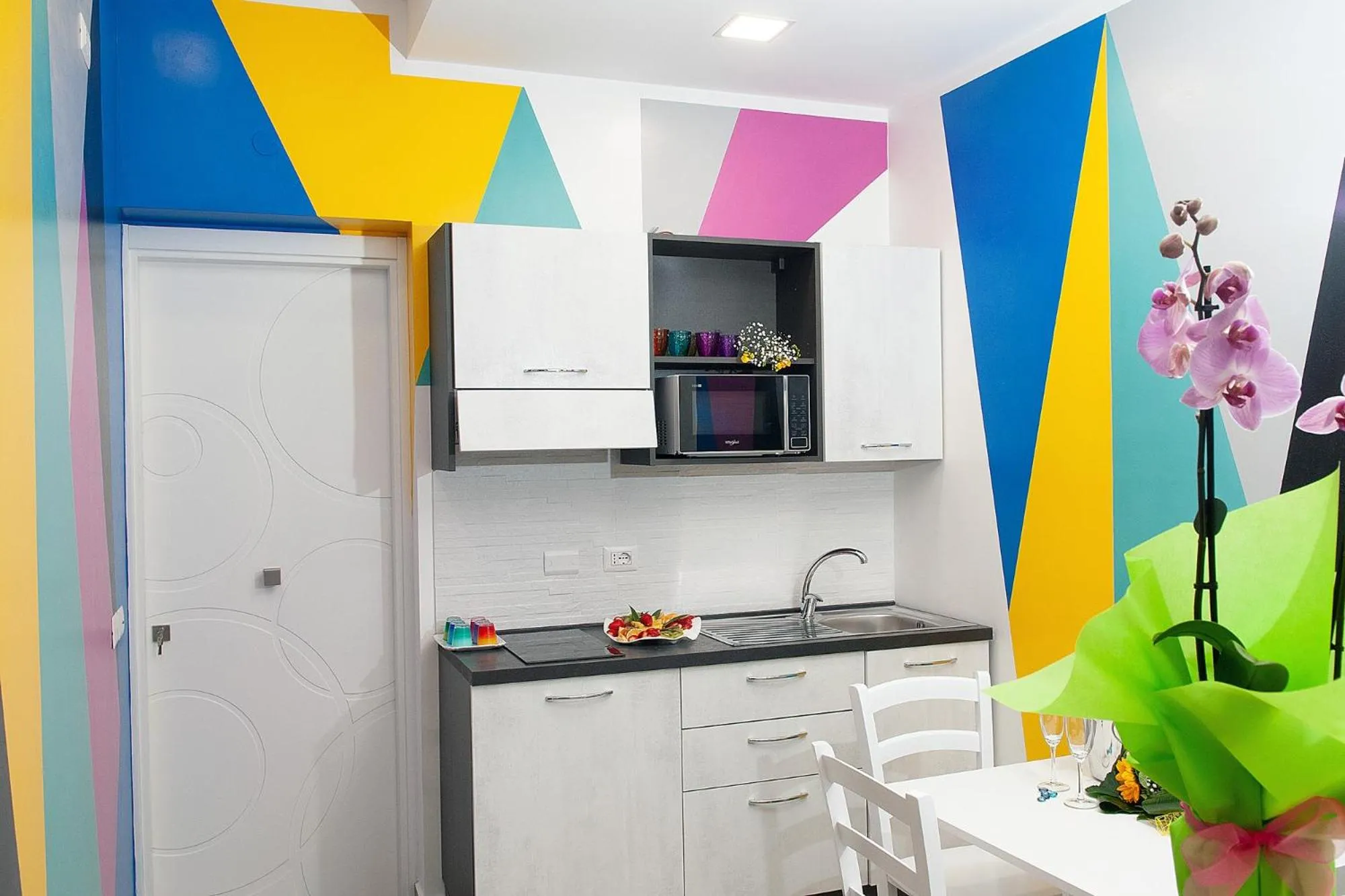 Kitchen or kitchenette in B&B Rainbow