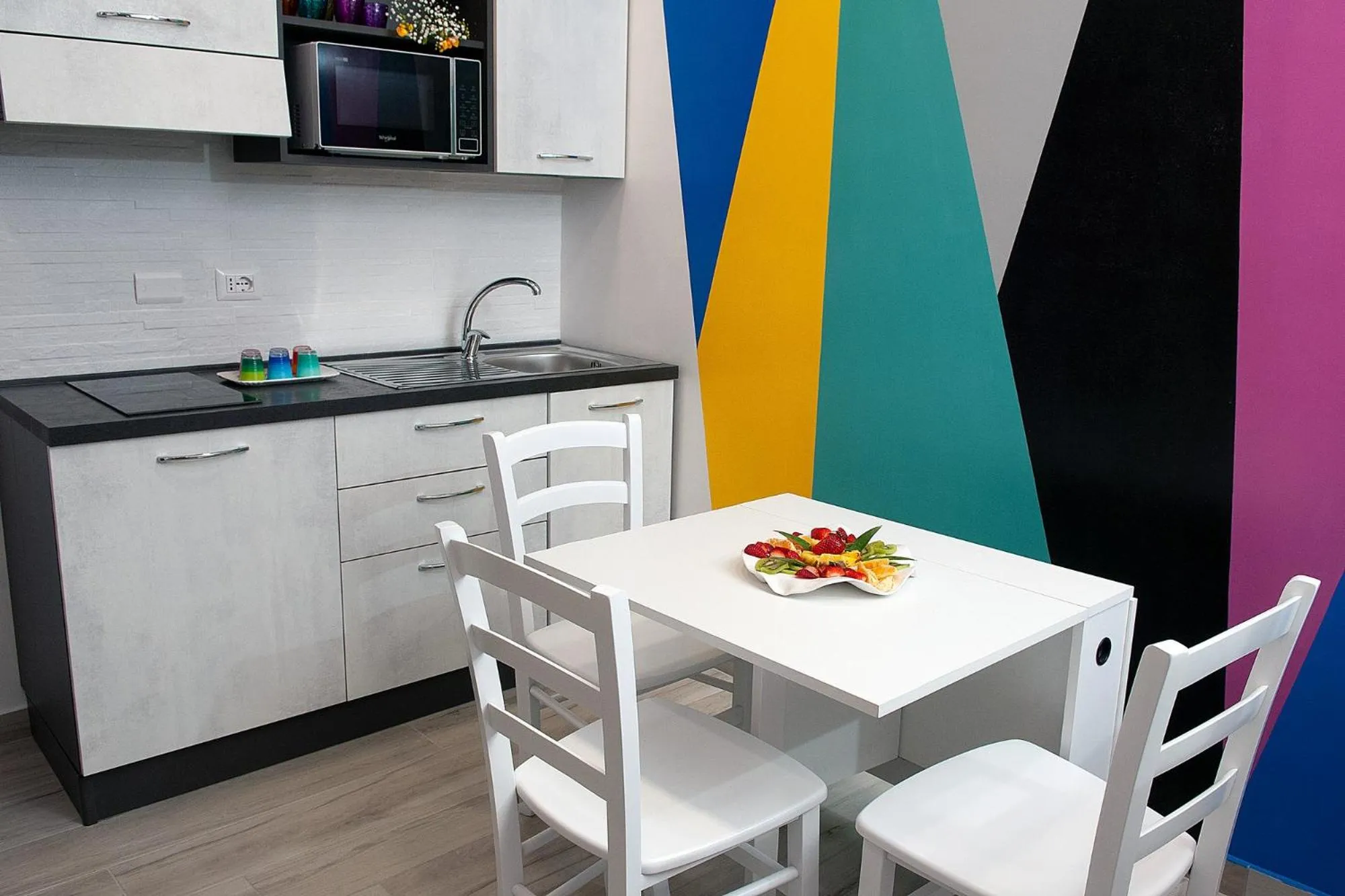 Kitchen or kitchenette in B&B Rainbow