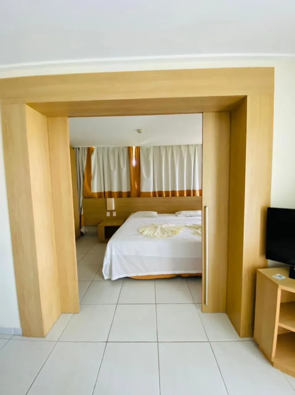 Bed in Beach Class Muro Alto Condomínio Resort By New Time