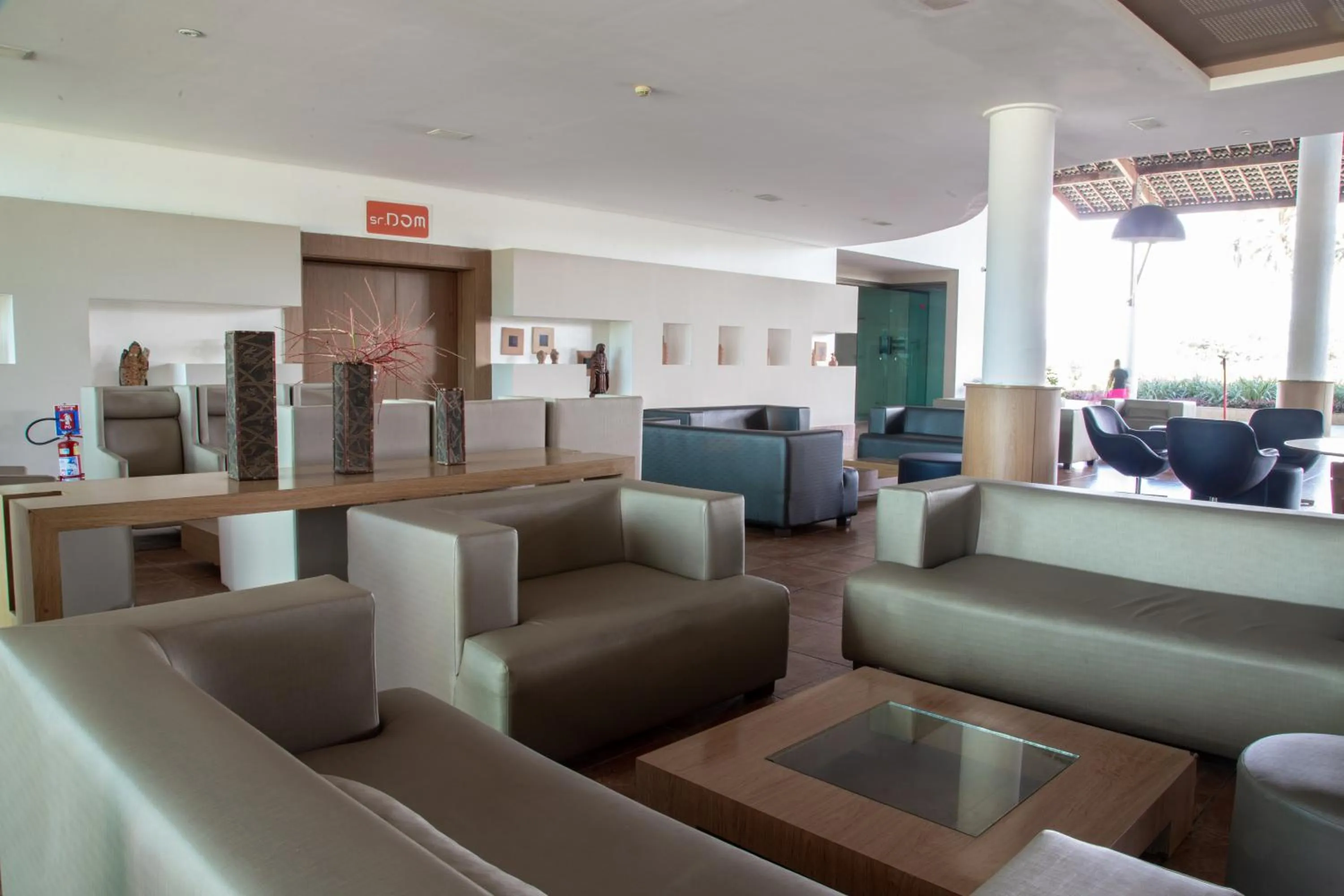 Lobby or reception in Beach Class Muro Alto Condomínio Resort By New Time