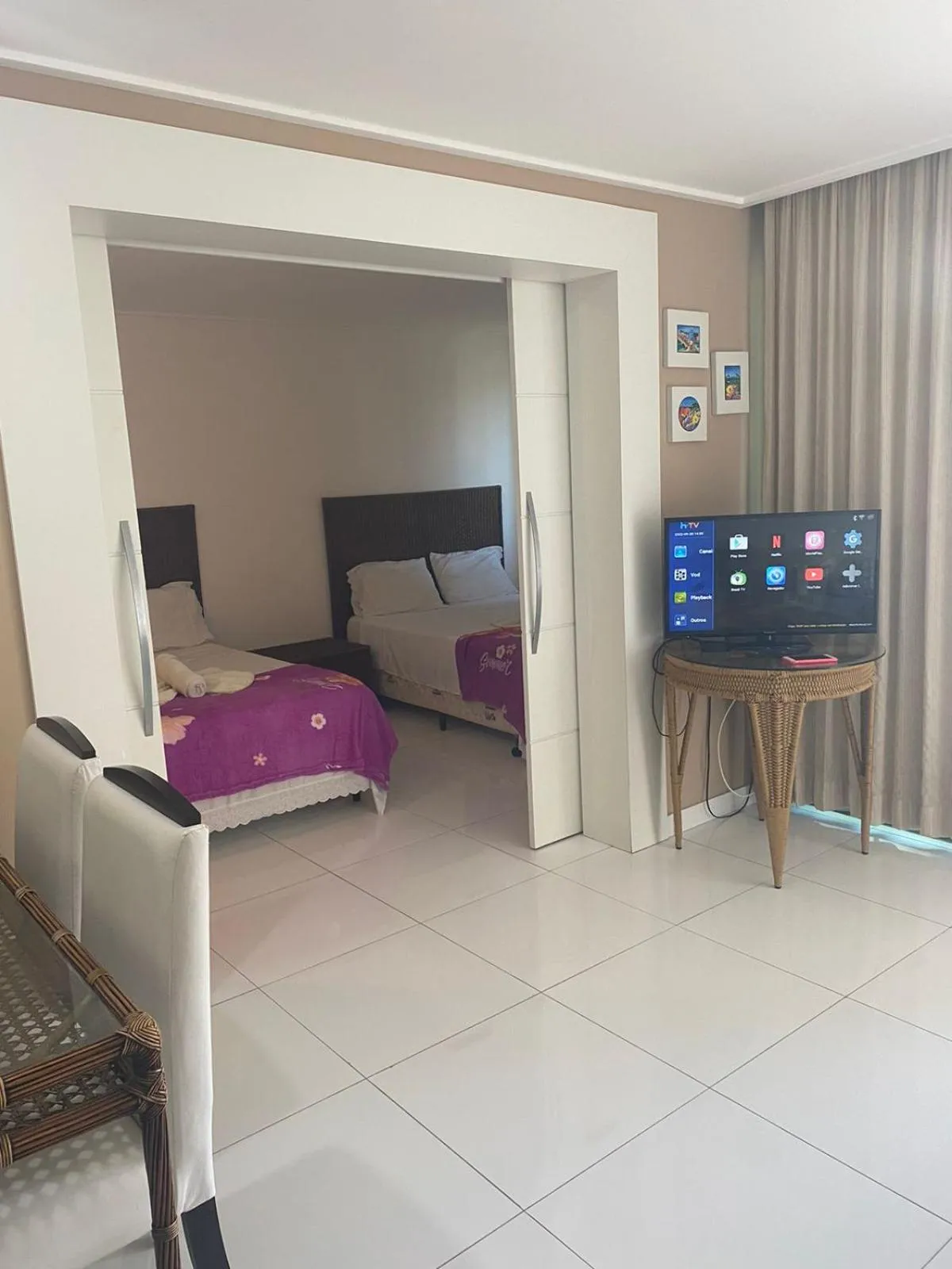 Bed in Beach Class Muro Alto Condomínio Resort By New Time