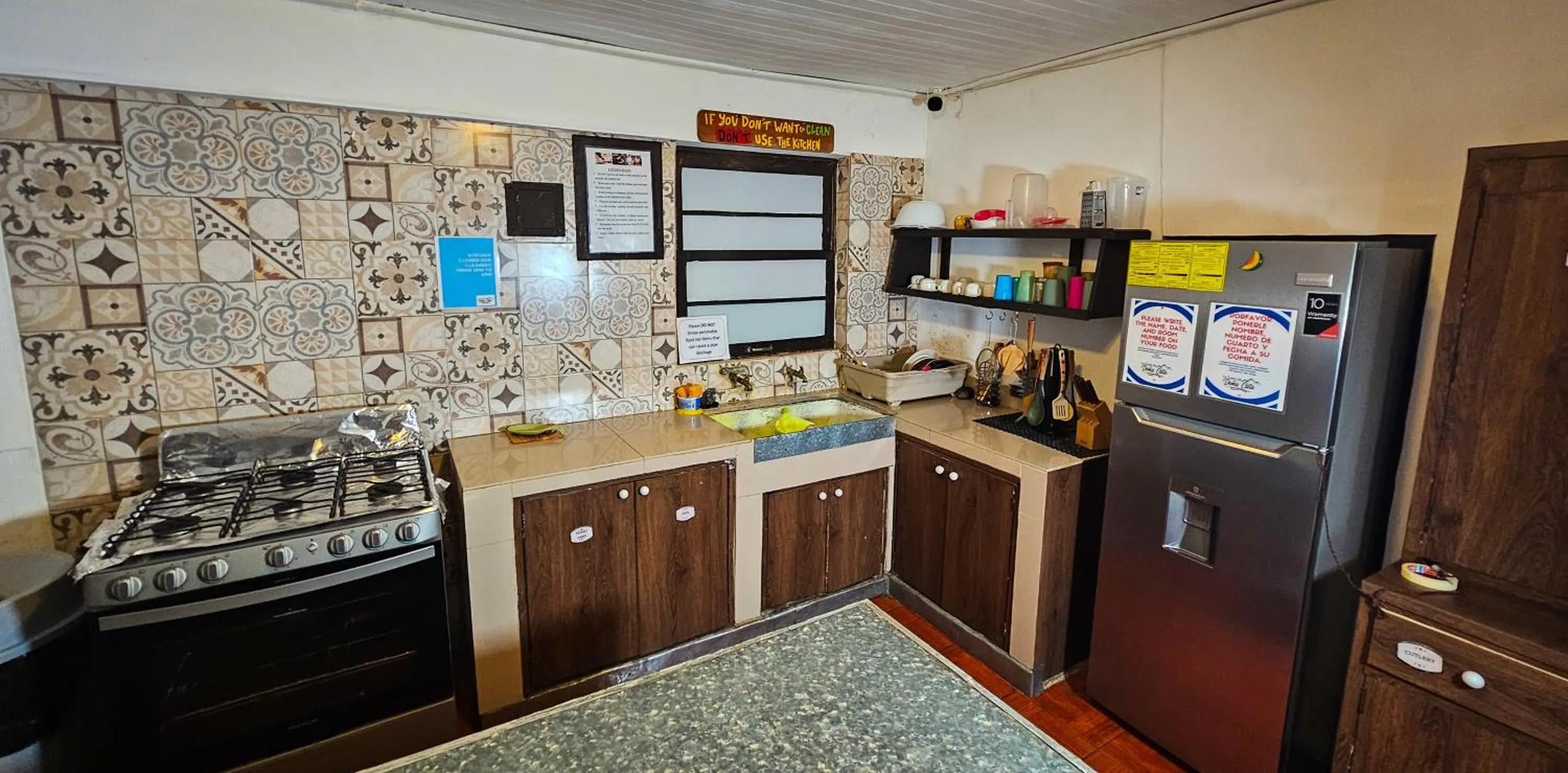 Kitchen or kitchenette in La Casa de Doña Cata