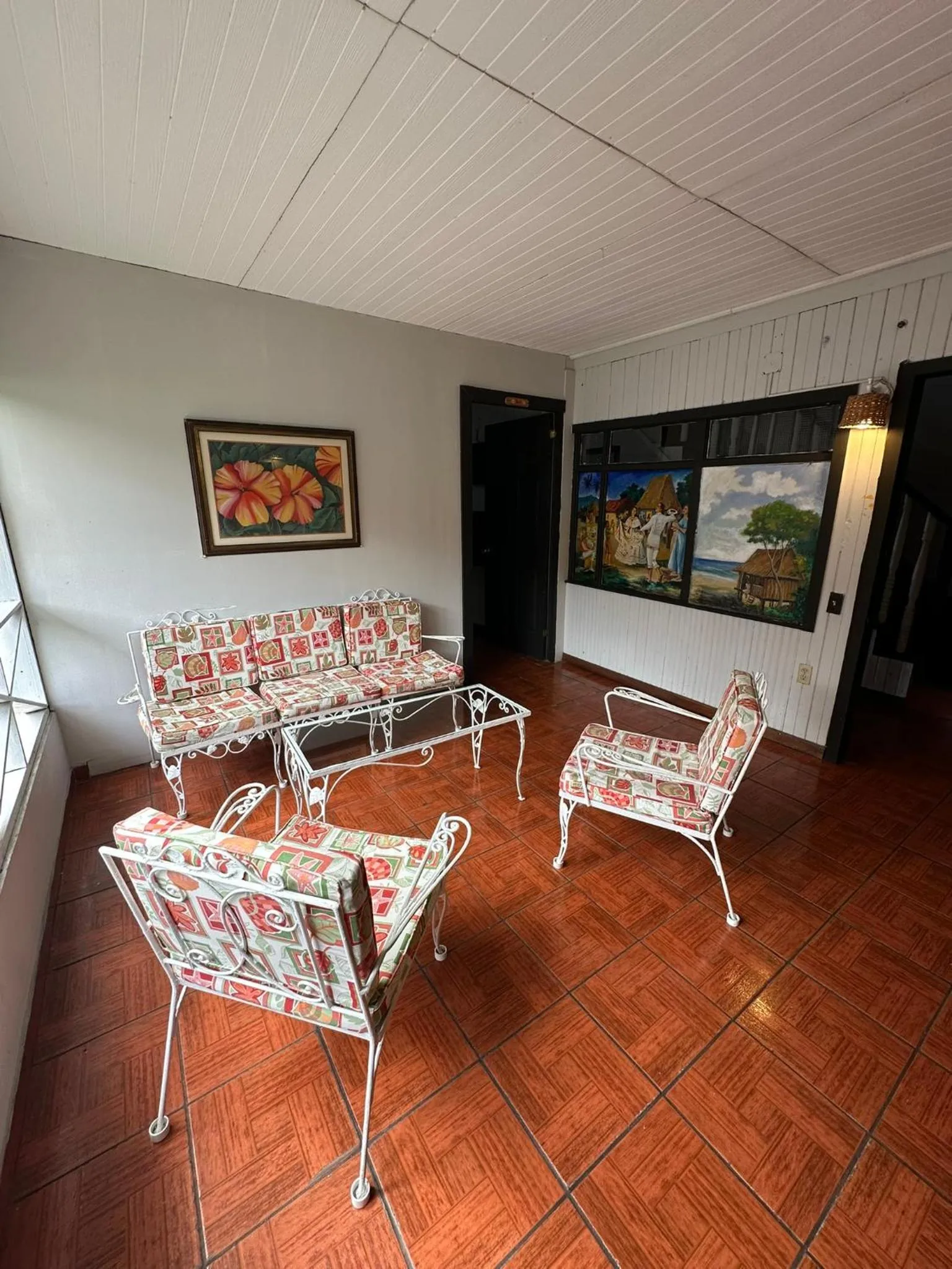 Seating area in La Casa de Doña Cata