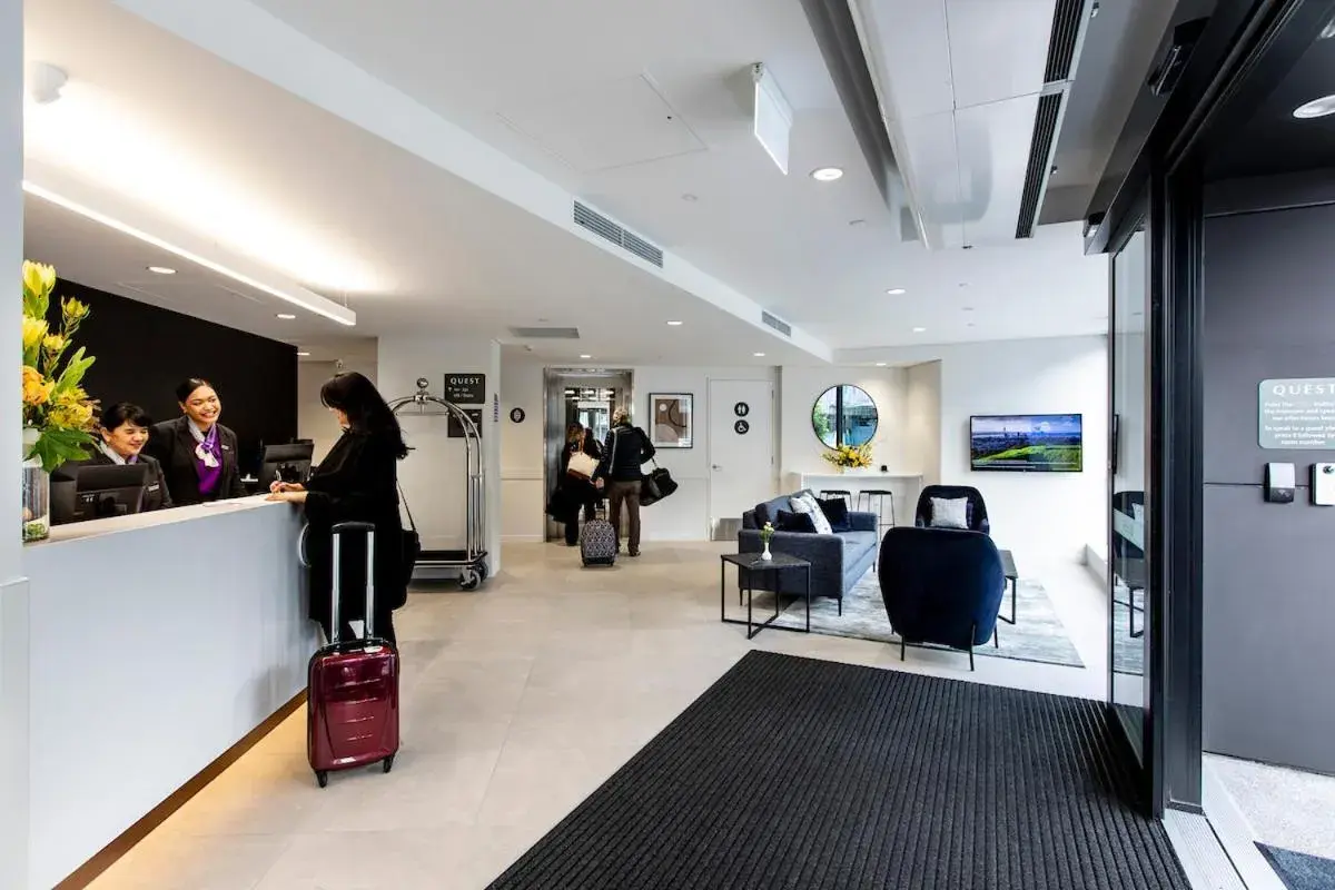 Lobby or reception in Quest Mount Eden Lobby or reception in Quest Mount Eden