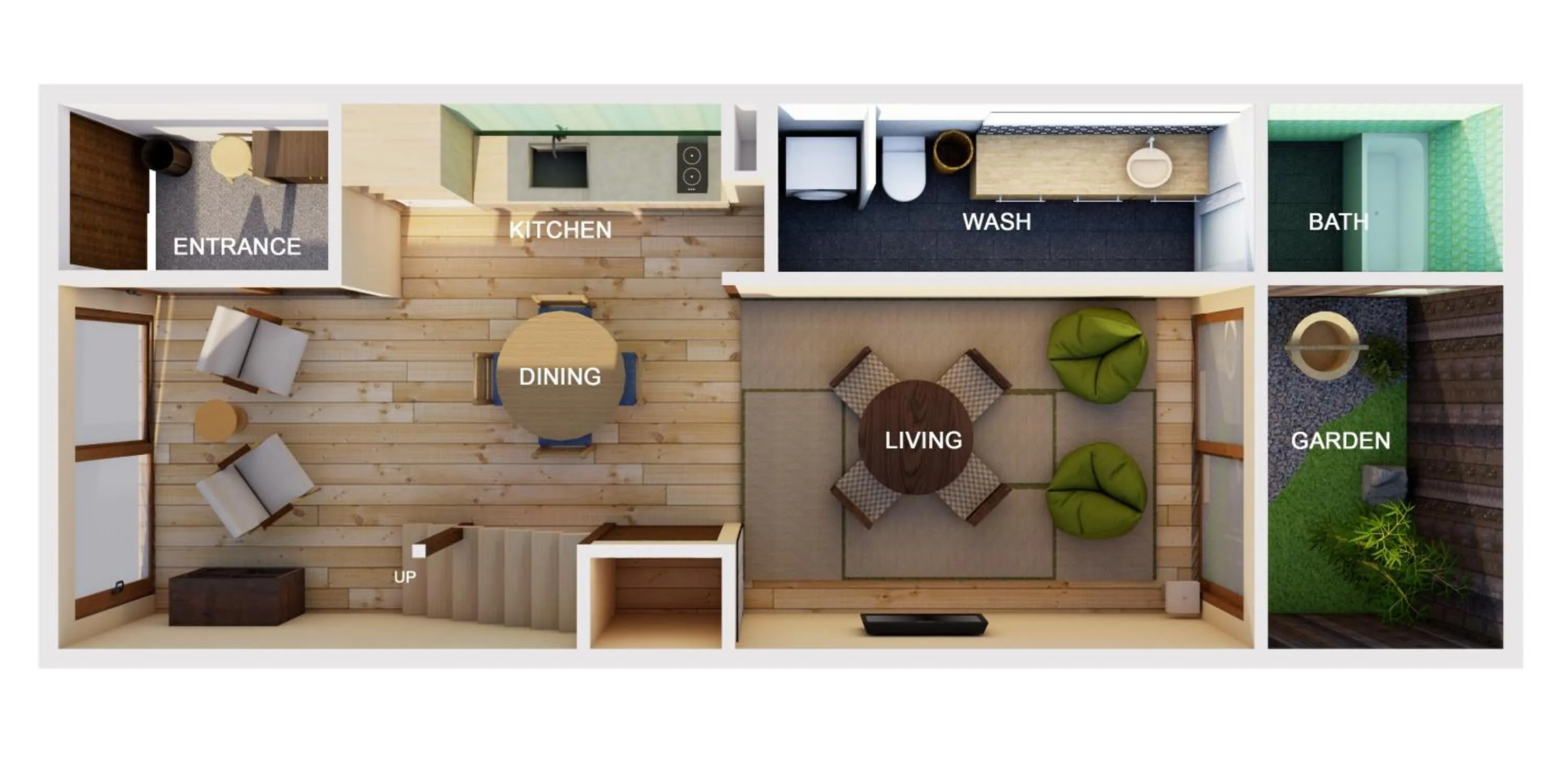 Floor plan in Shiki Homes KUMEI