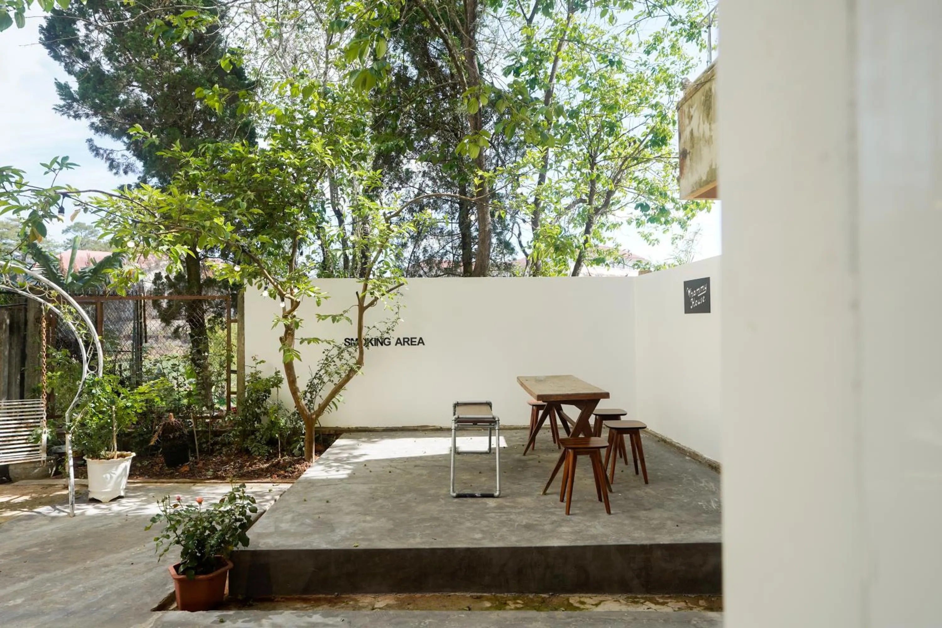 Patio in Whammy House Dalat