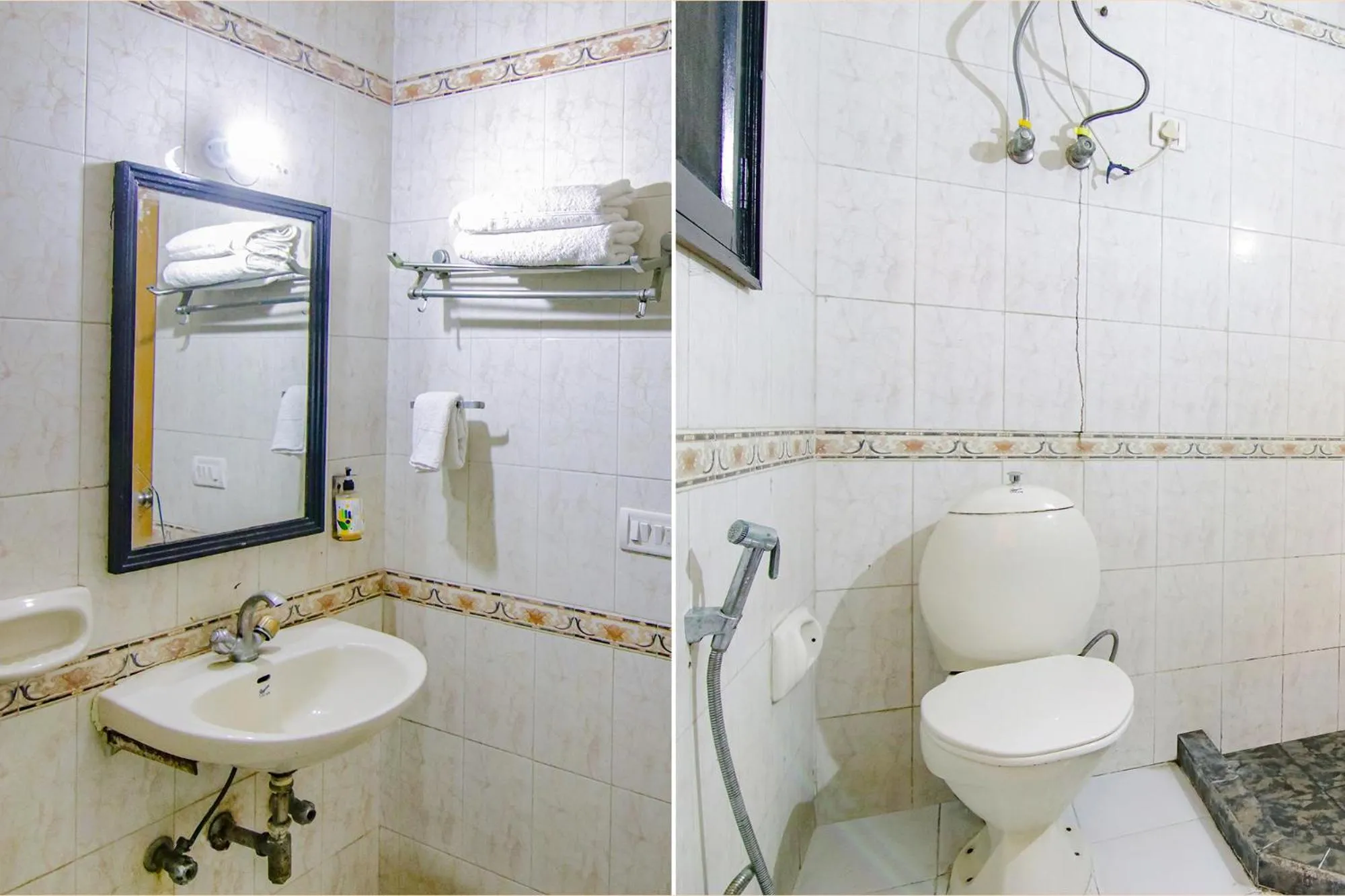 Toilet in FabHotel Singh Suite - DLF Phase 3, Gurugram