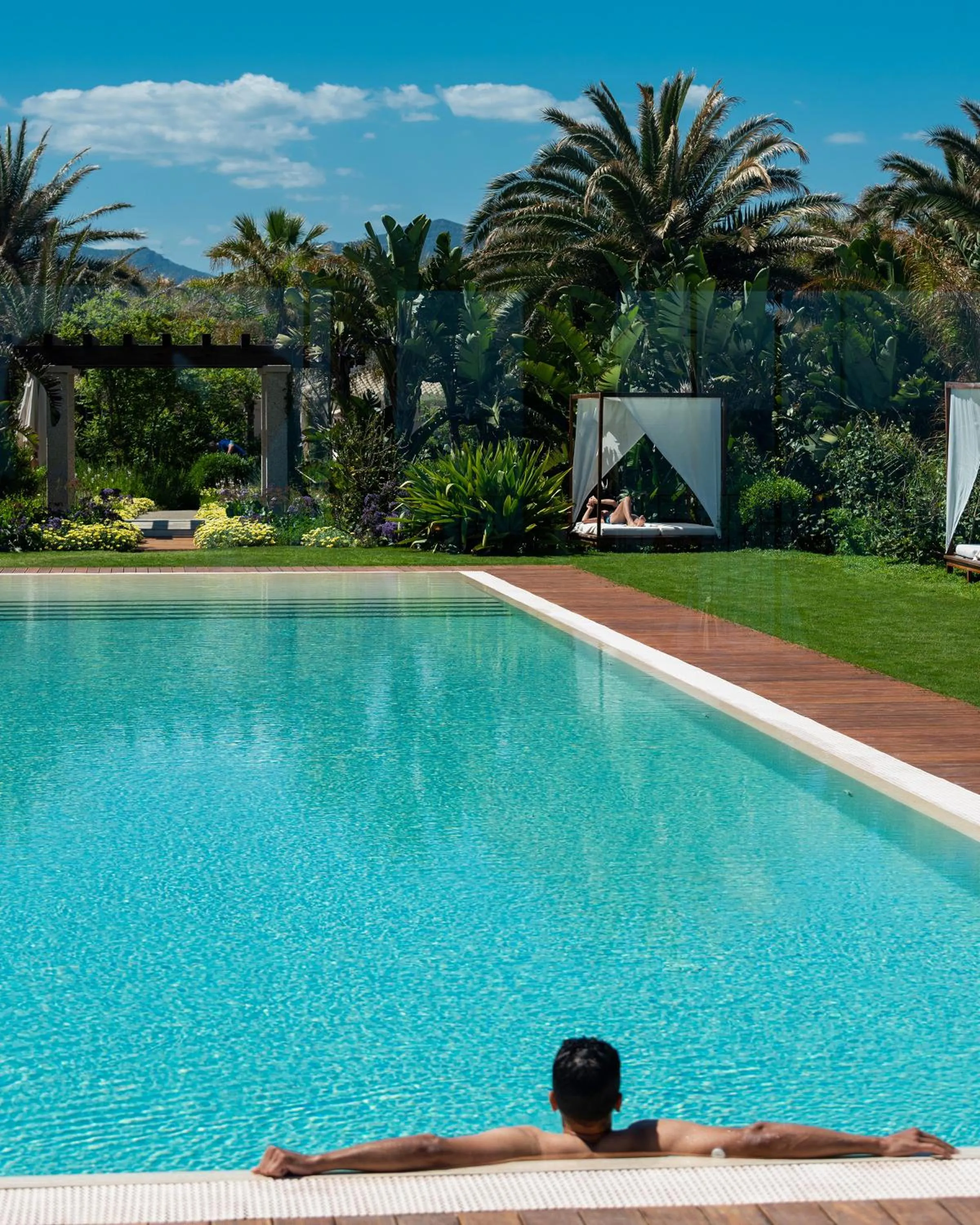 Swimming pool in Sant Efis Hotel
