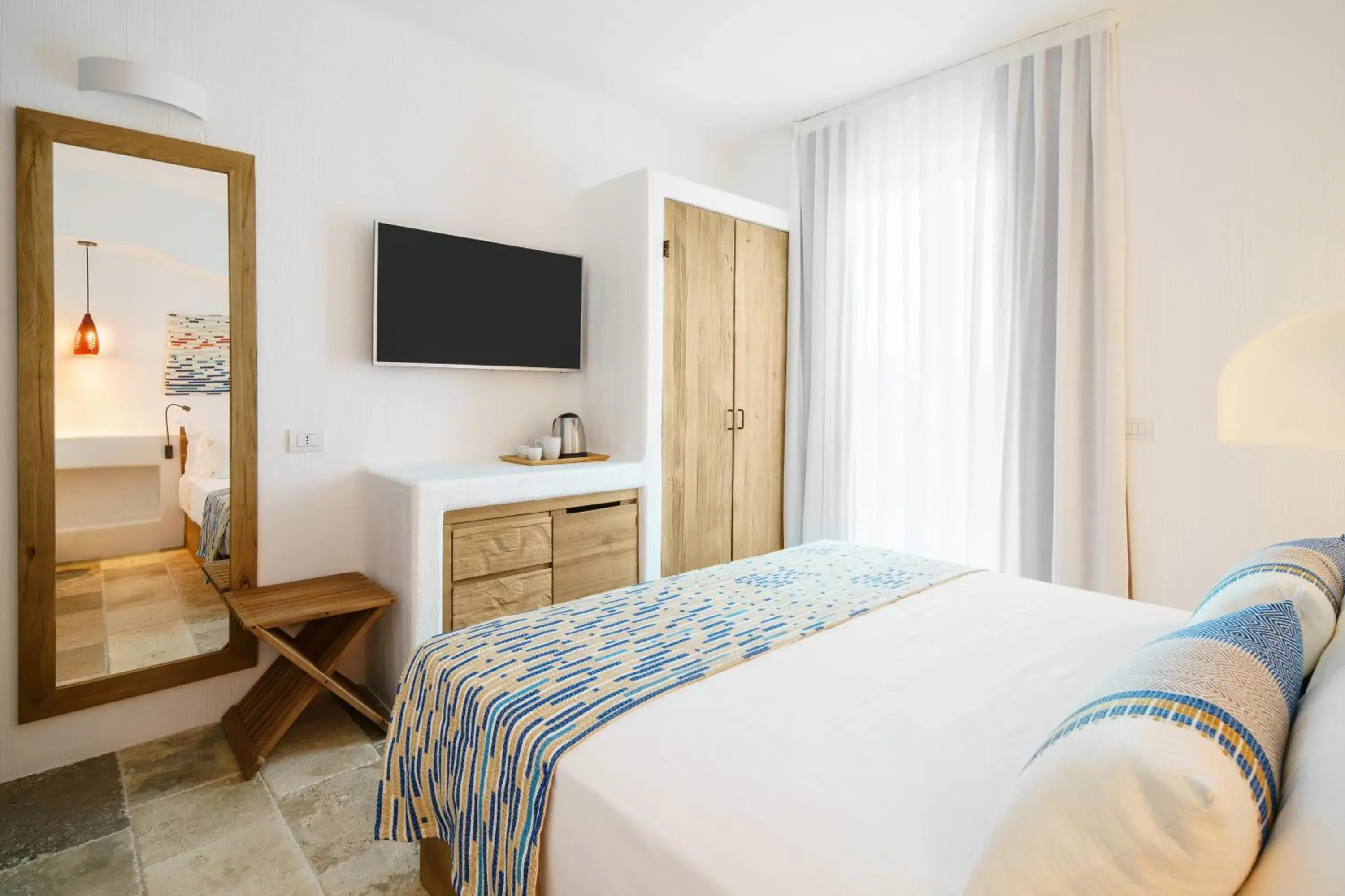 Double Room with Balcony in Sant Efis Hotel Double Room with Balcony in Sant Efis Hotel