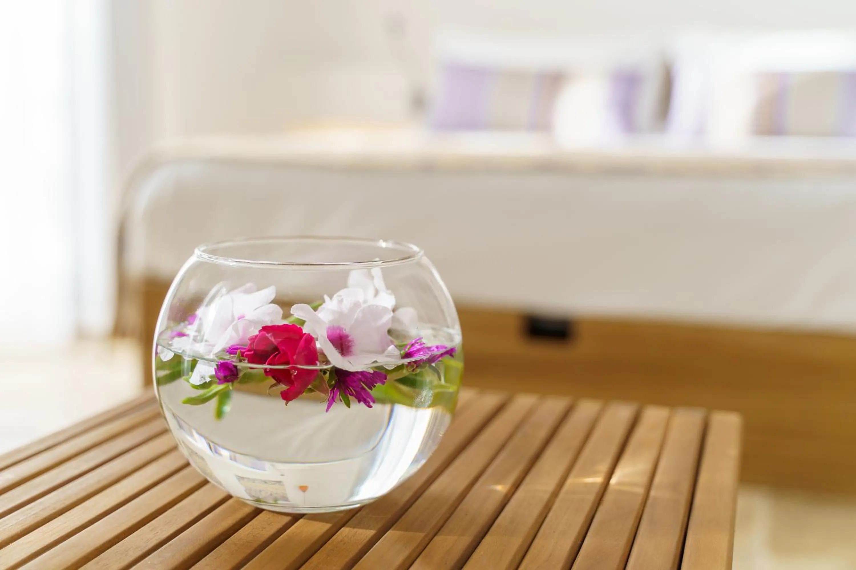 Decorative detail, Bed in Sant Efis Hotel